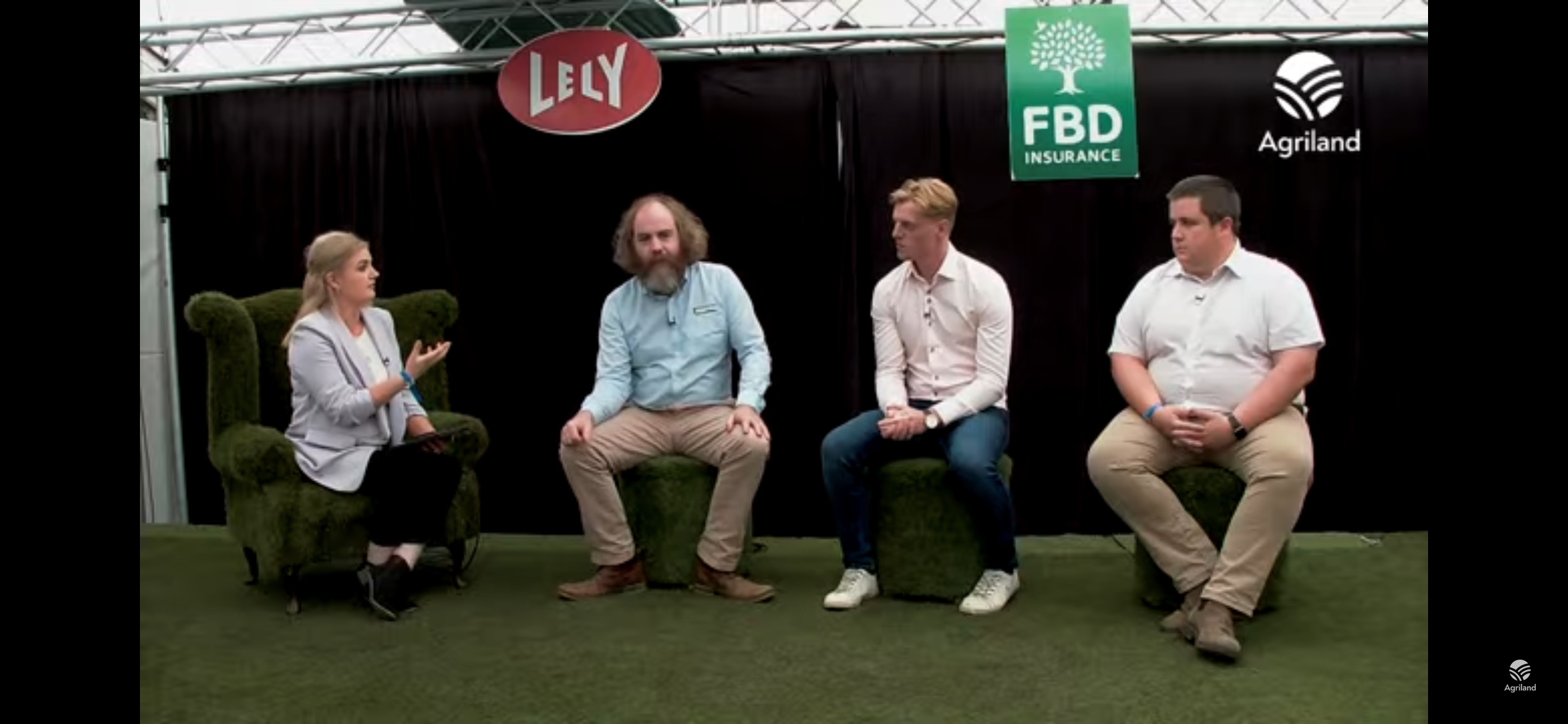 Joe Patton speaking on Agriland livestream