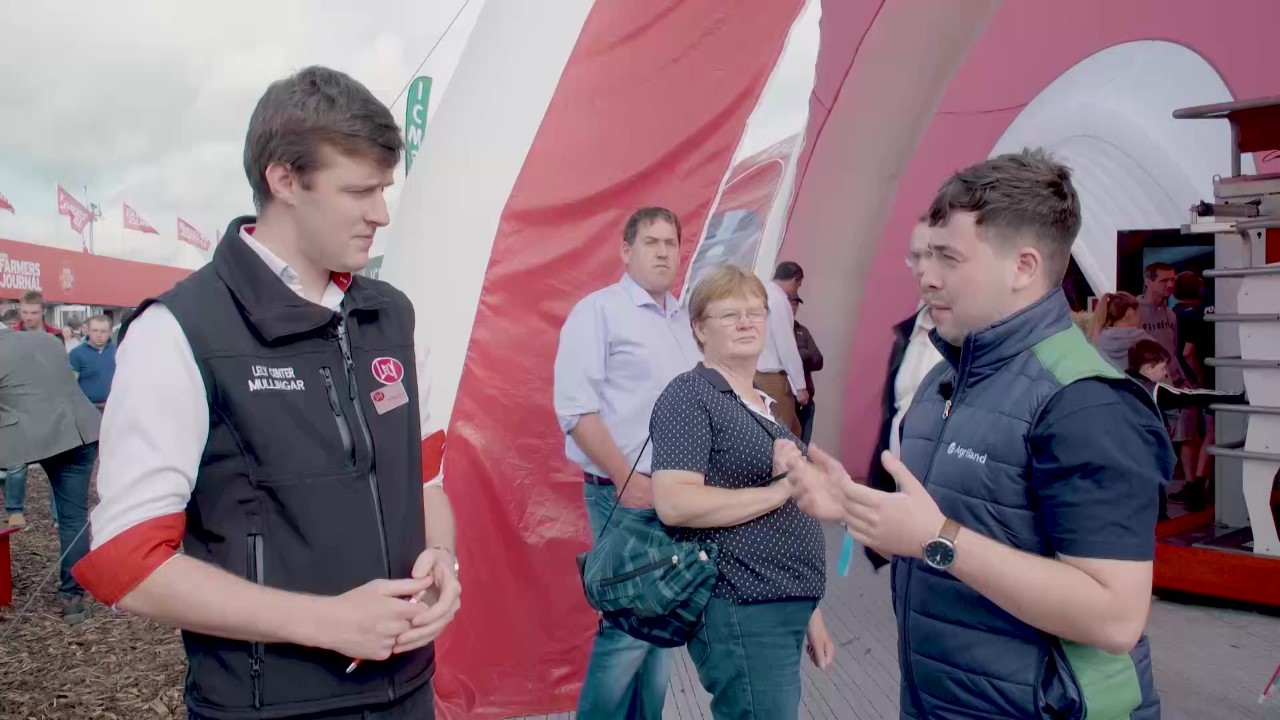 Willaim Conlon of Lely Mullingar speaking to Agriland's Michael Geary
