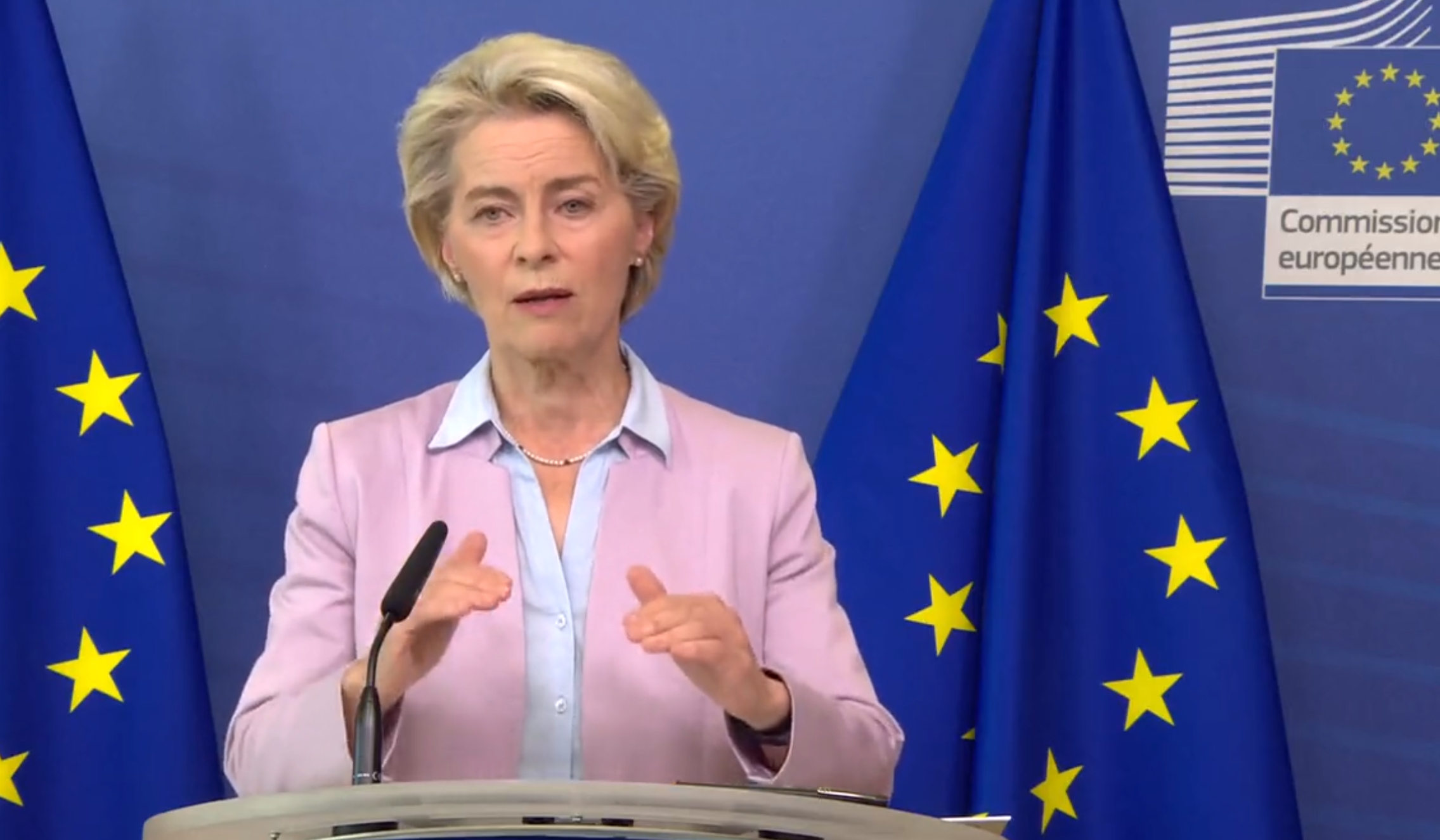 European Commission president, Ursula von der Leyen