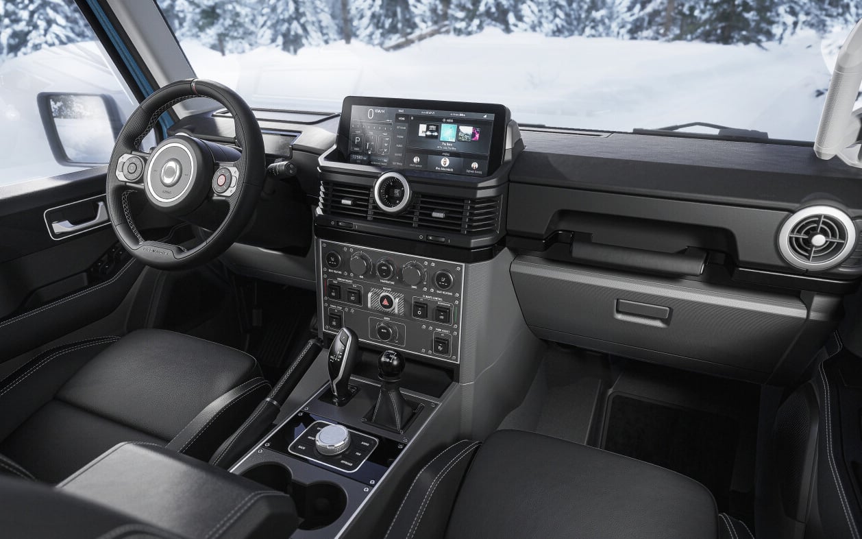The eight-speed box can be operated manually or left in automatic mode