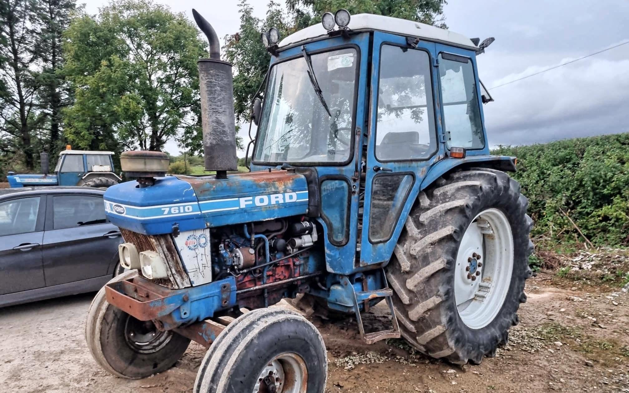 The spirit of the Ford 7000 lived on in the Ford 7610 which enjoyed a ten-year production run from 1982. This example was looking for some tender loving care as the fundamentals of these tractors are sound. It made €5,000