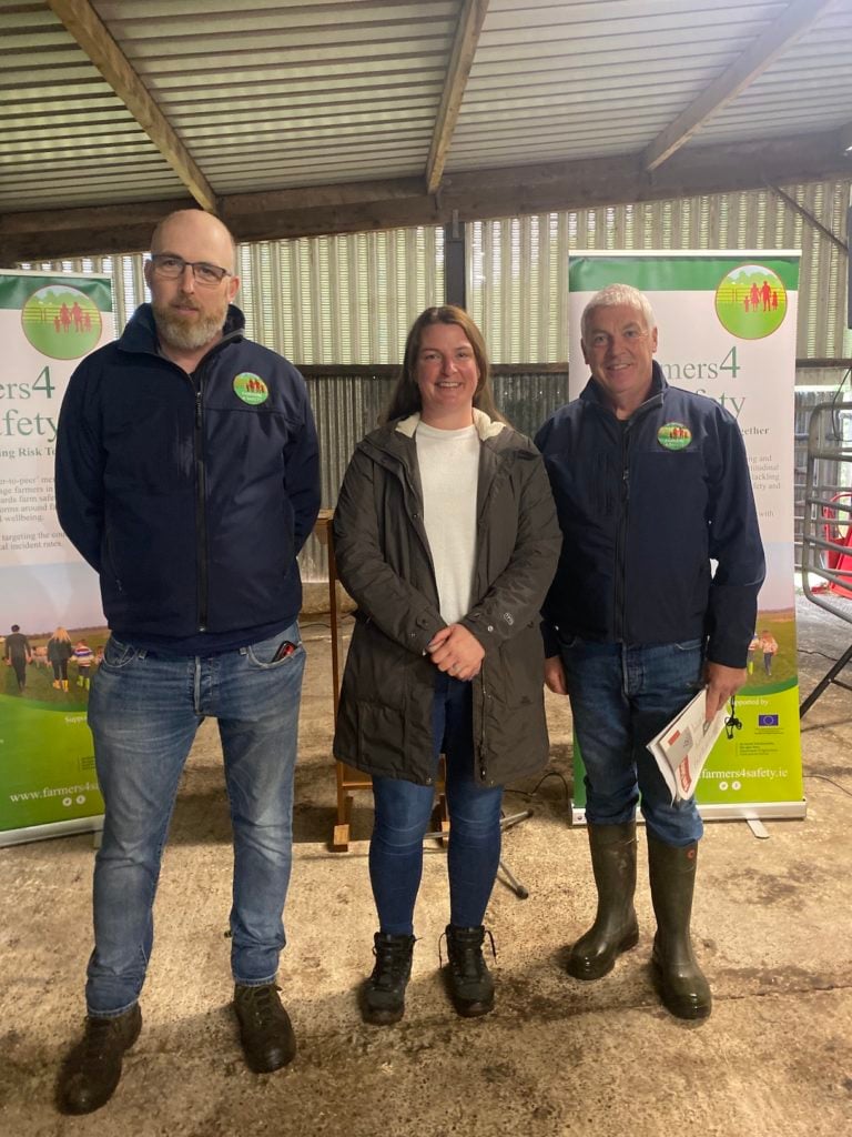 Cork mentor, John Murphy, Lorna Hurley, a rural community health worker based at the Avondhu Blackwater Partnership CLG and Cork mentor, Ned Kearney