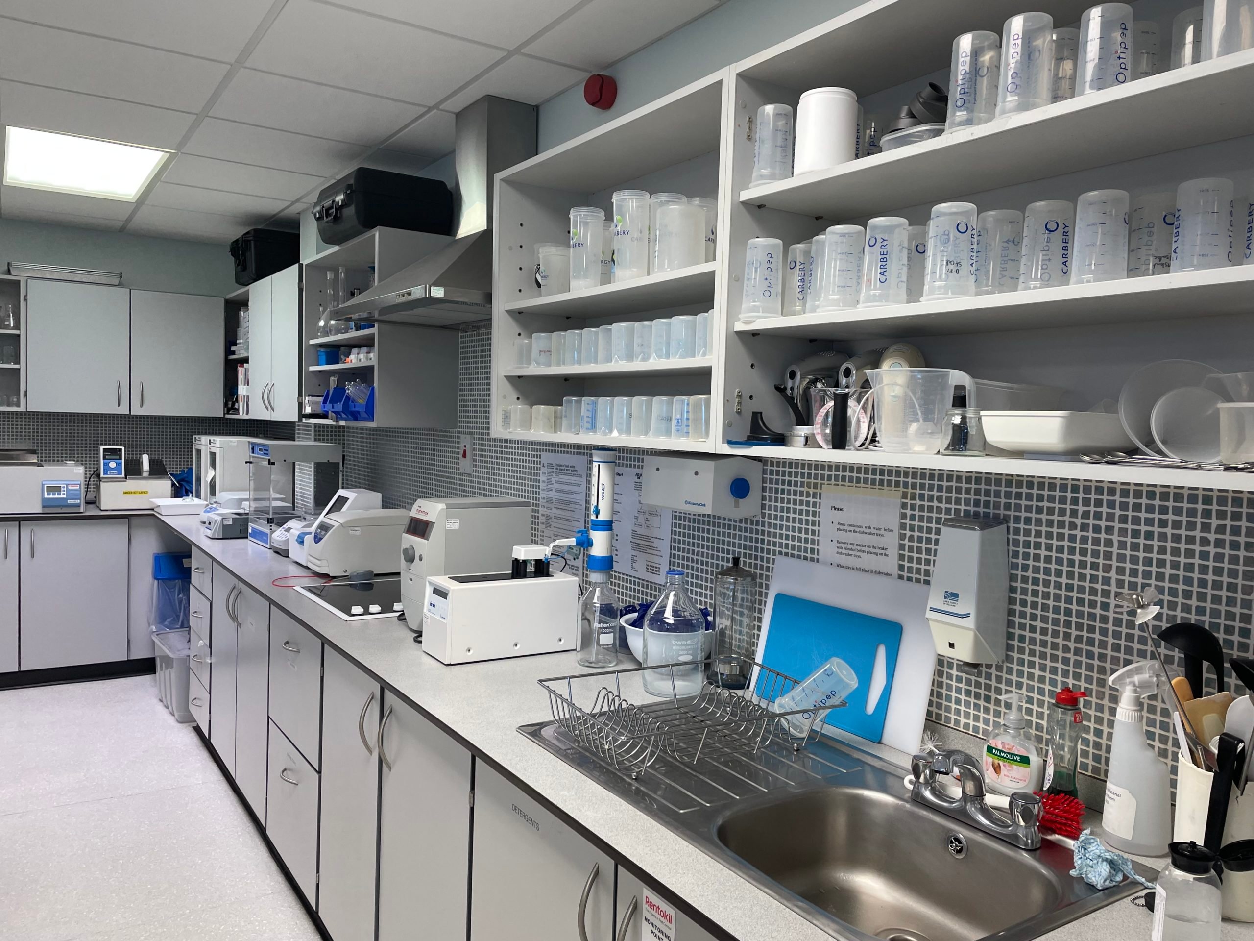 One of the on-site research and development laboratories