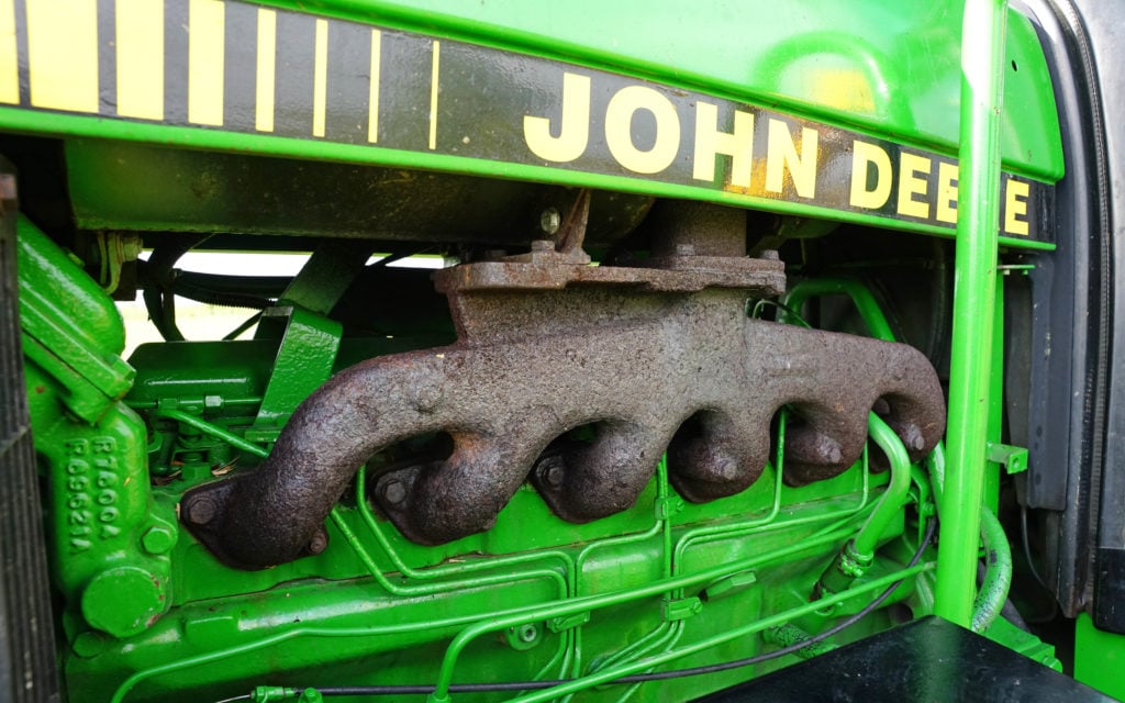 This particular Deere engine is renowned for its reliability and longevity, so far it remains untouched despite 14,400 hours of use