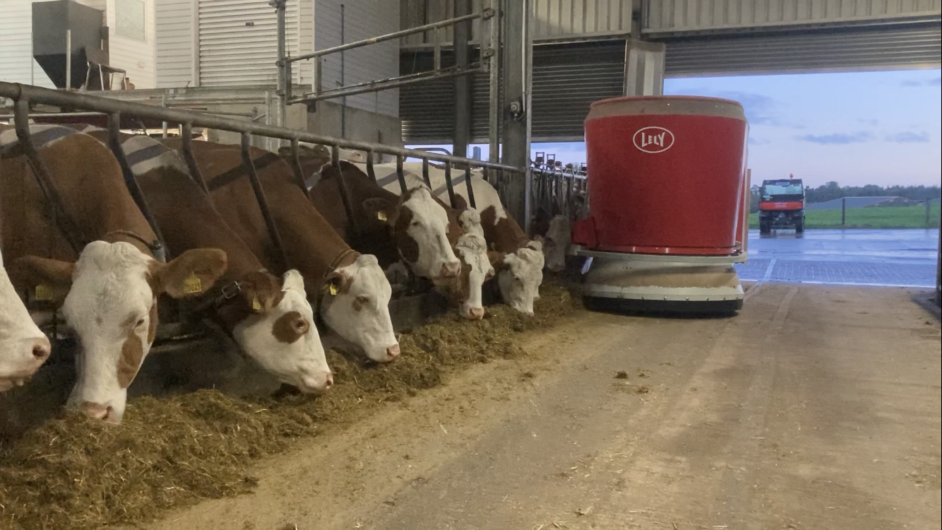 The vector feeding out a mix