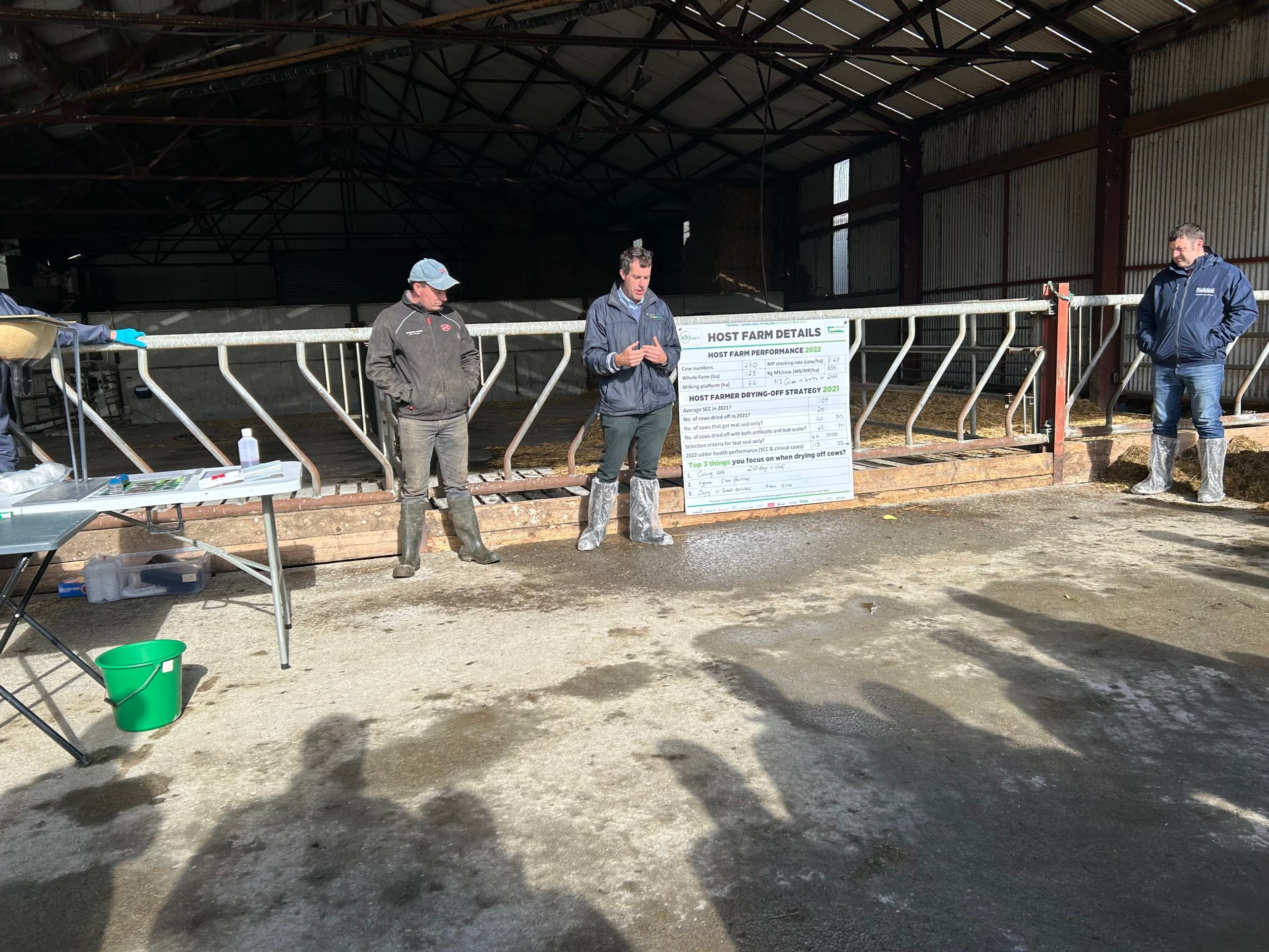 Enda Horgan and Vincent Tracy from Teagasc