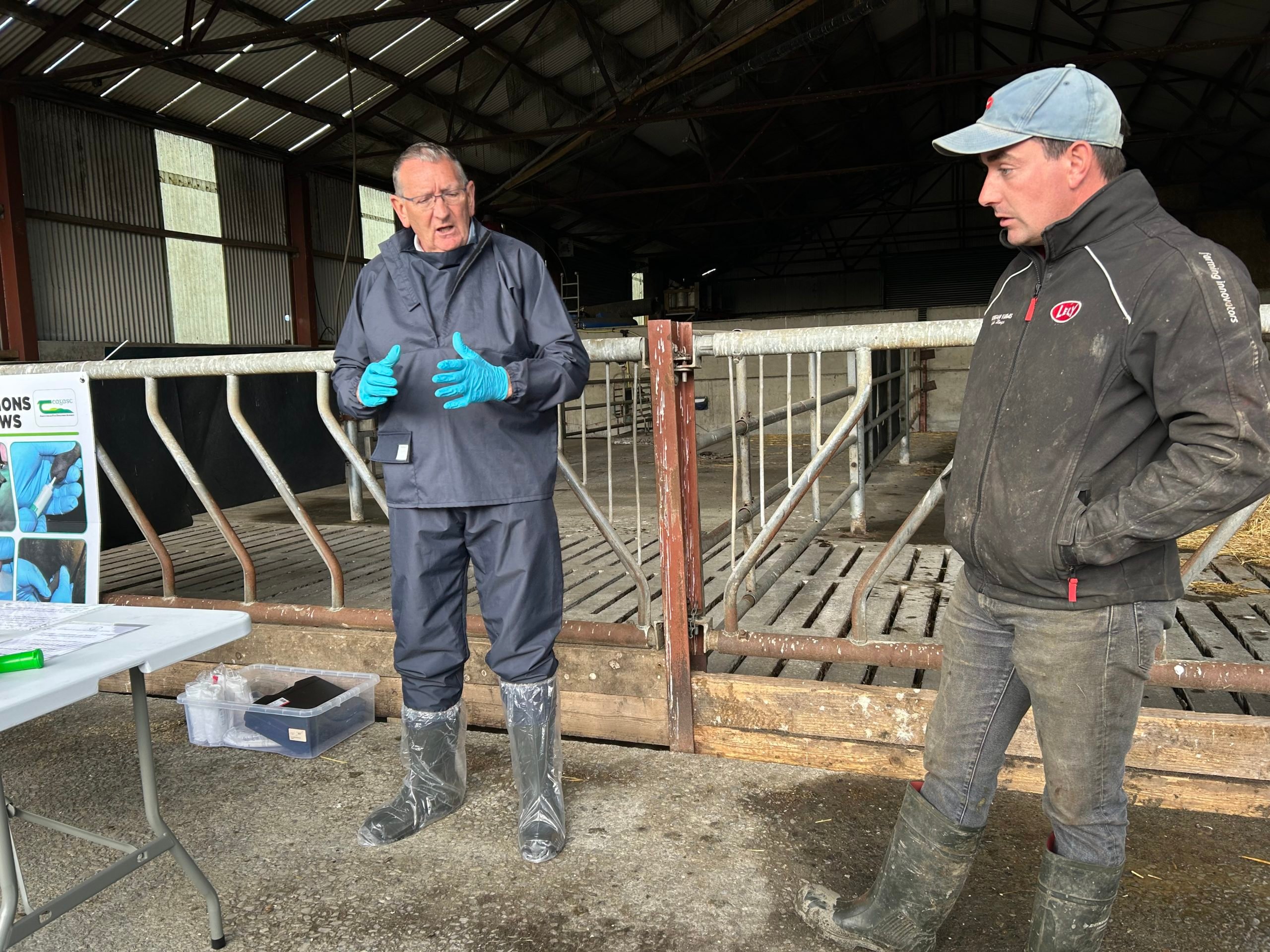 Padraig O'Connor from Teagassc and Enda Horgan