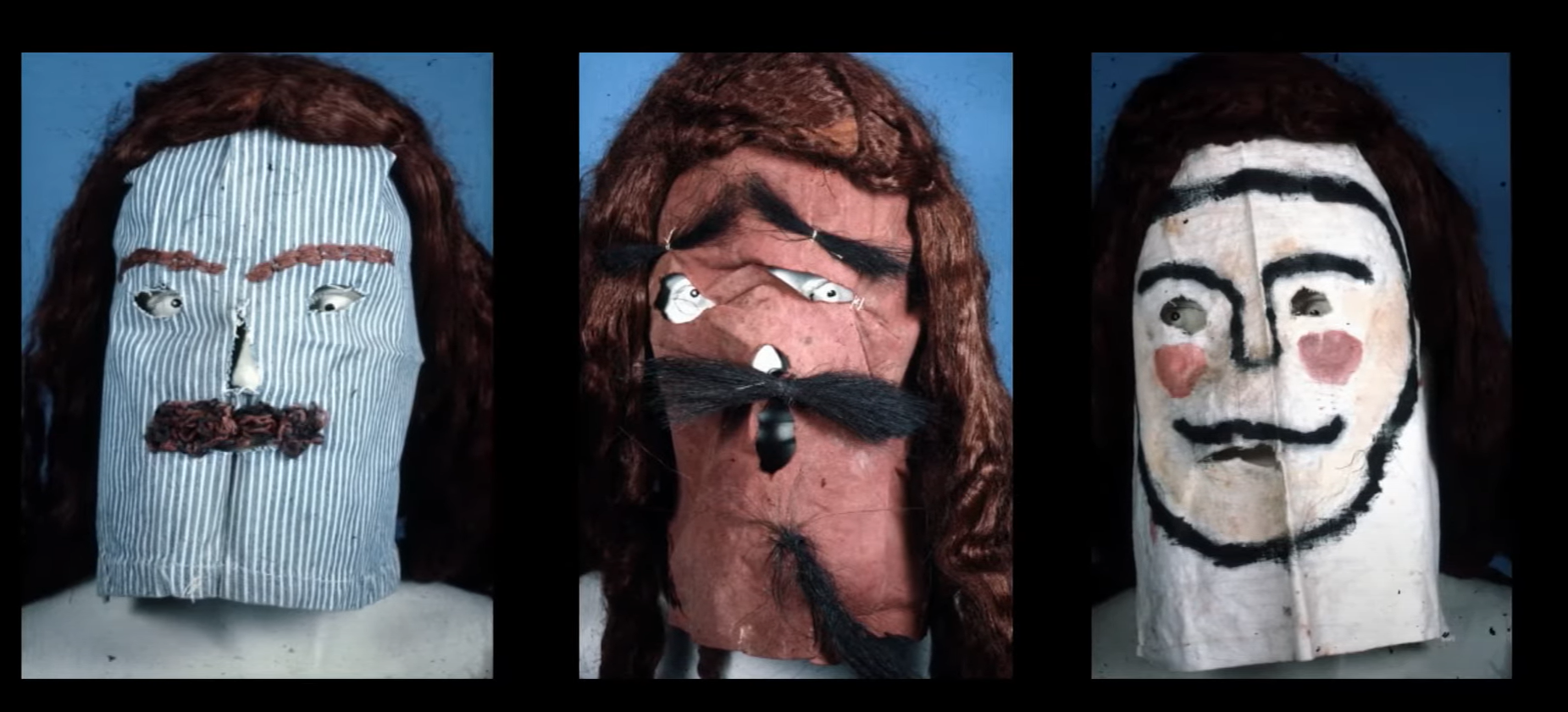Selection of Samhain masks from the National Folklife Collection. Image source: National Museum of Ireland