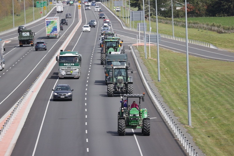 Farmers have been protesting in New Zealand today. Image source: Groundswell NZ, Facebook
