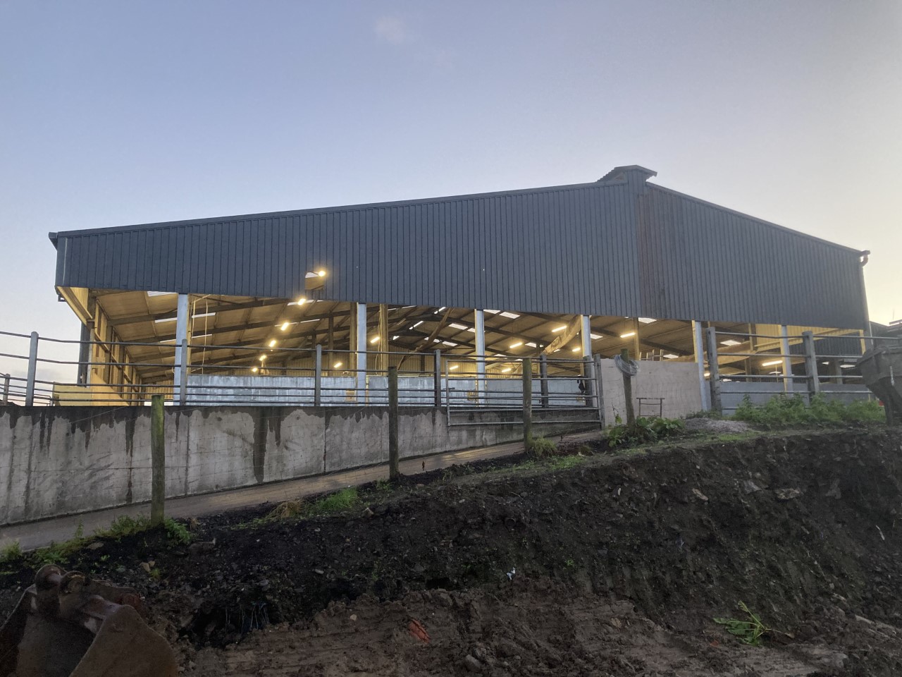 The shed extension is set to be a carbon copy of the existing converted cubicle shed