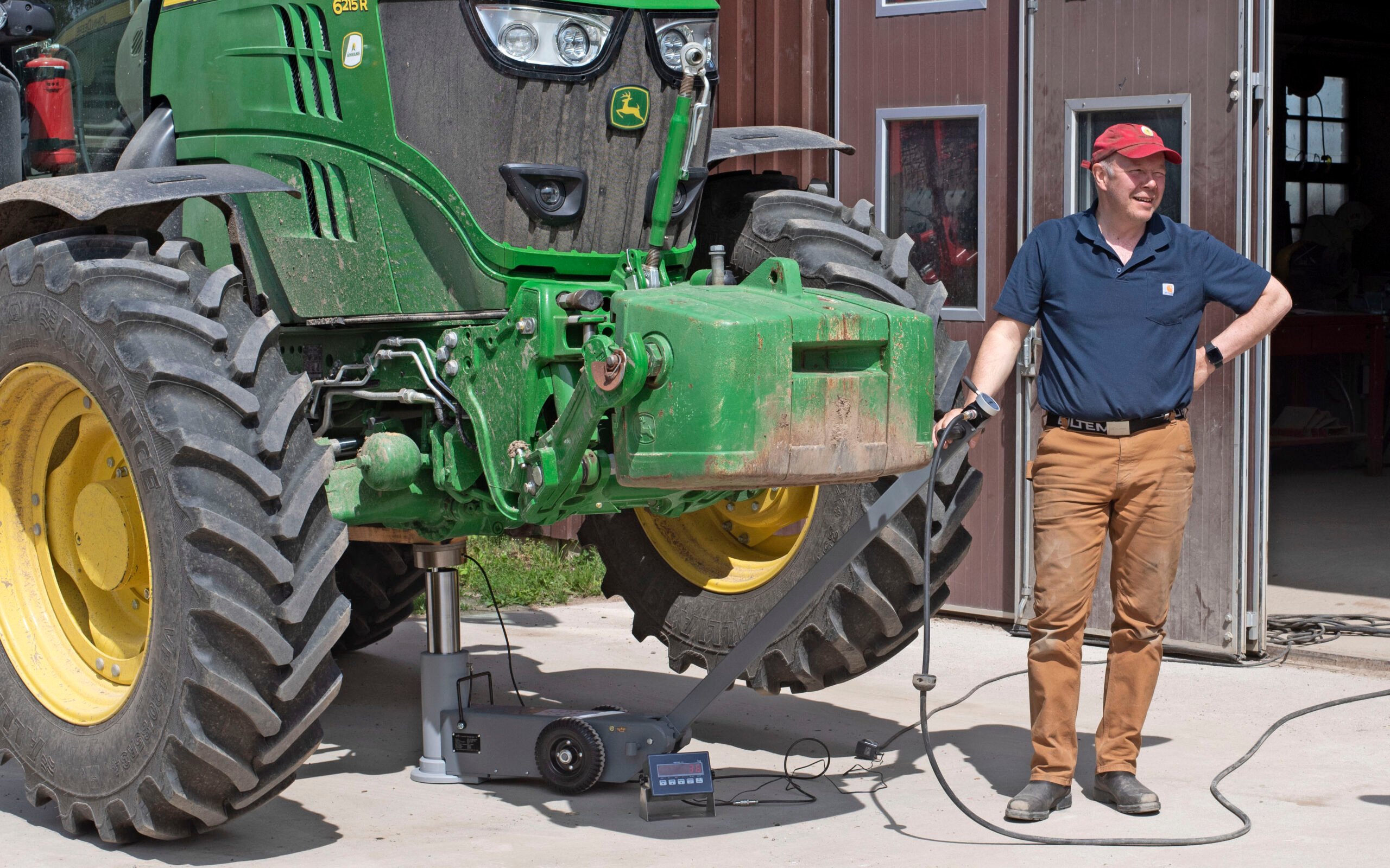 A weighing jack for assessing axles weights as proposed by Linkoping University
