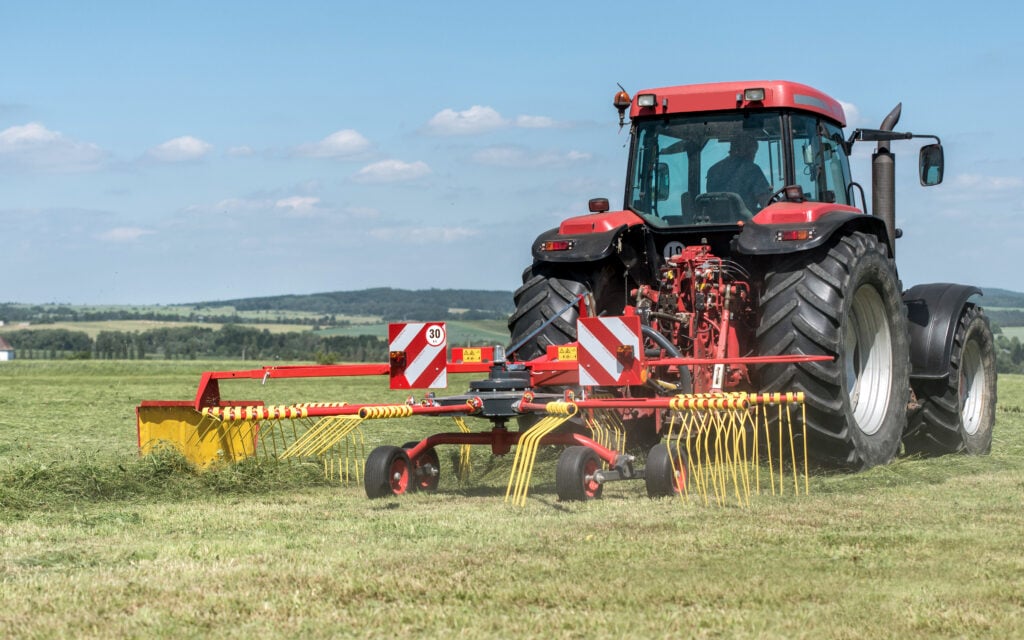 The Czech company will also be displaying the SB 4231 single-rotor delivery rake with a working width of 4.1m