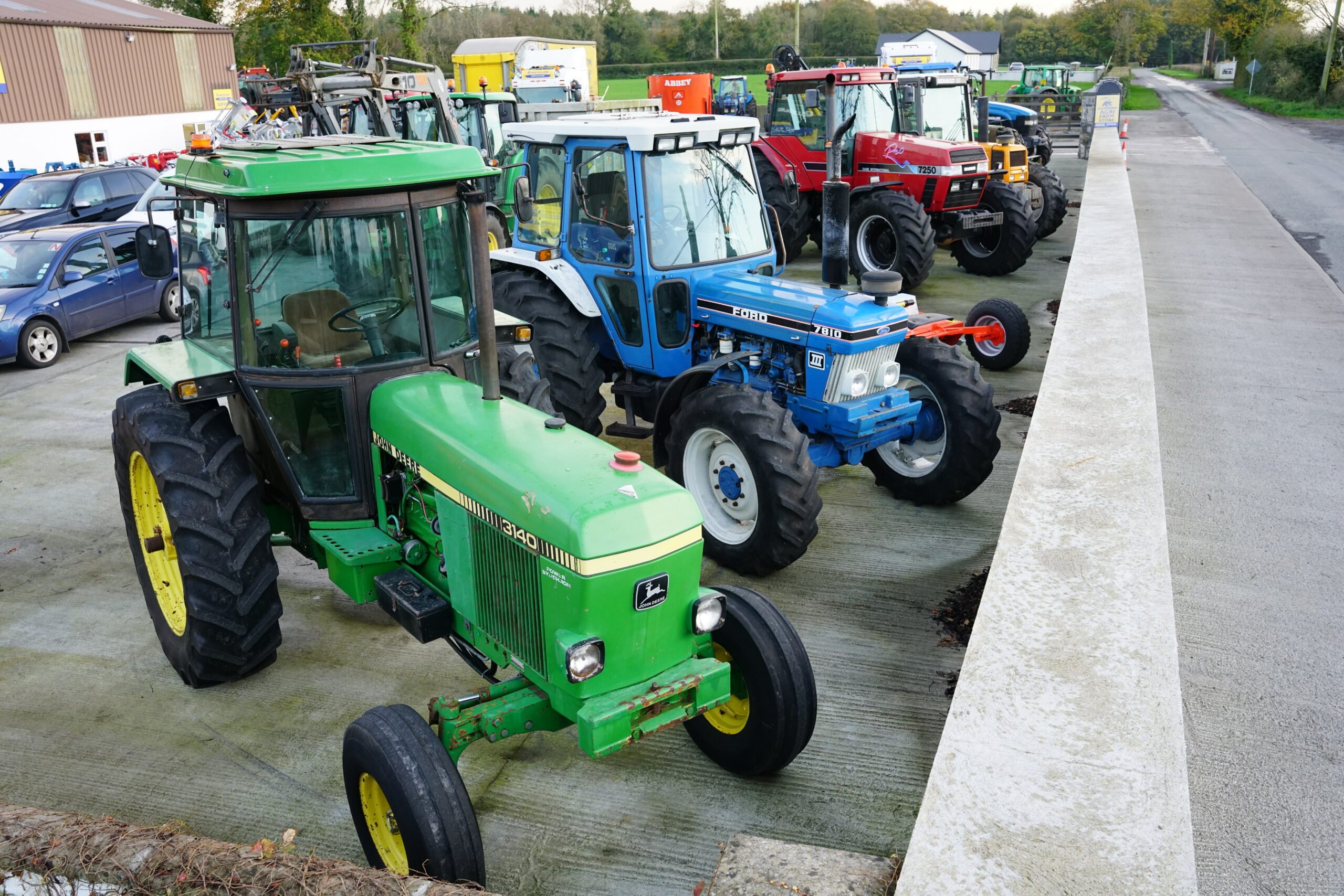Bob has a small collection of classics which attracted a good deal of attention from those on the way to this year's Ploughing.