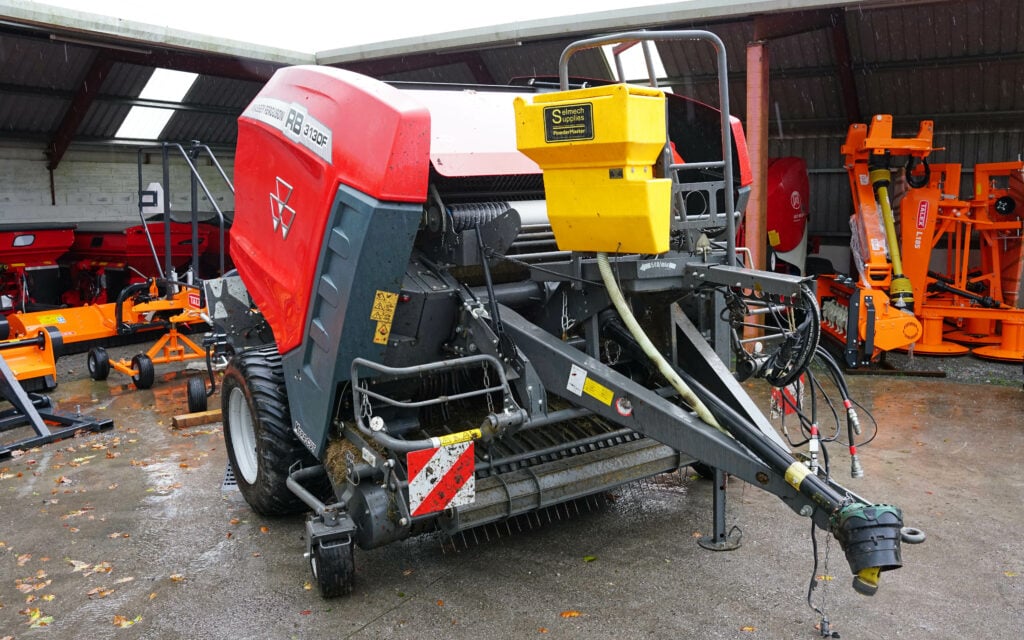 A steady trickle of balers in for service keeps the workshop busy during the winter