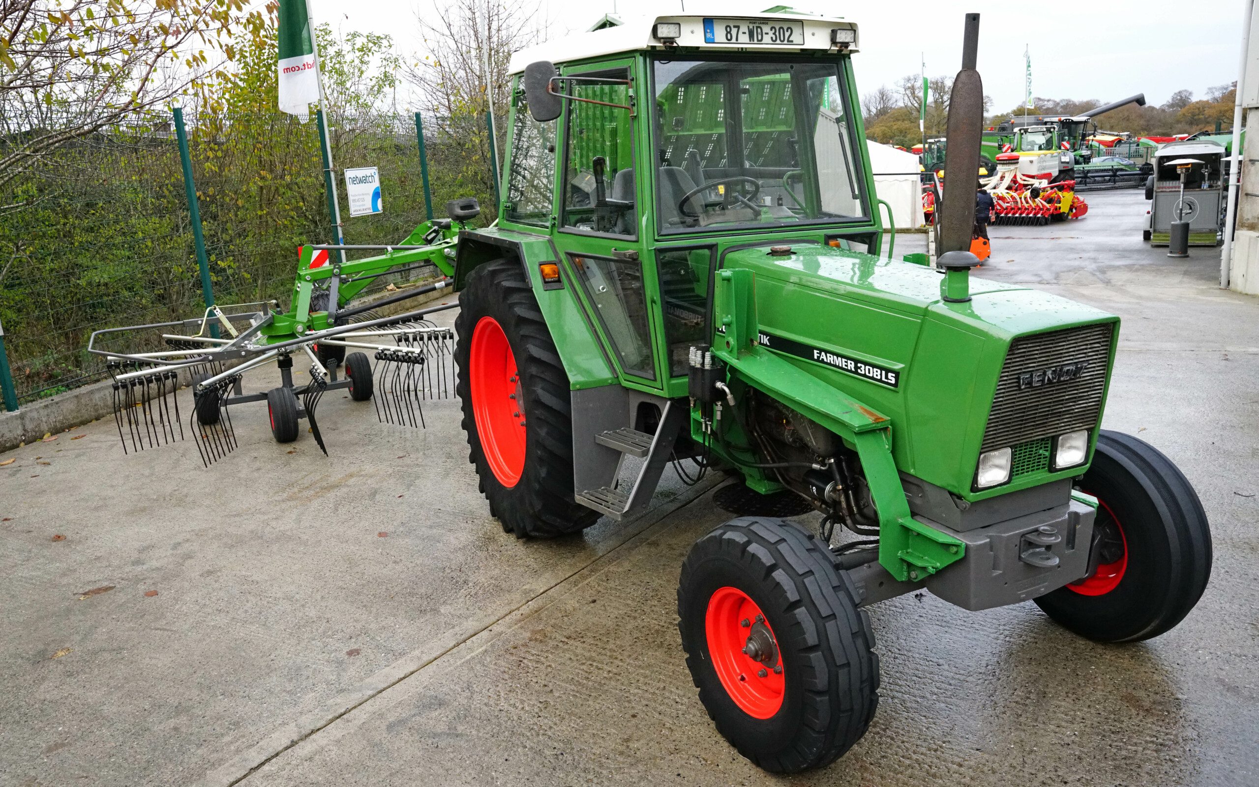 Atkins is happy to support older tractors such as this Fendt 308LS, which at 35 has entered semi-retirement
