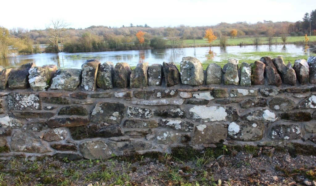 Section of restored wall