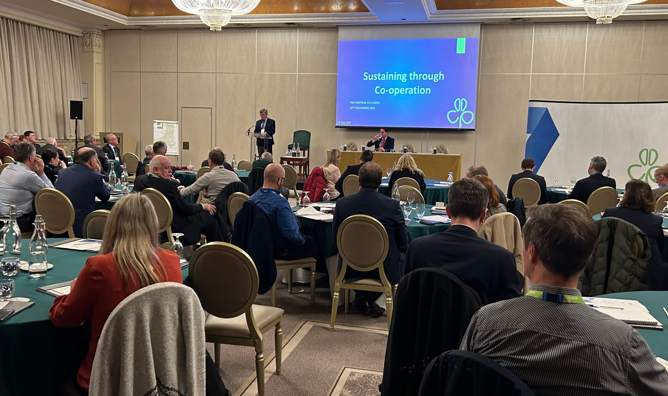 James O’Donnell, ICOS president, addressing delegates at the bioeconomy workshop