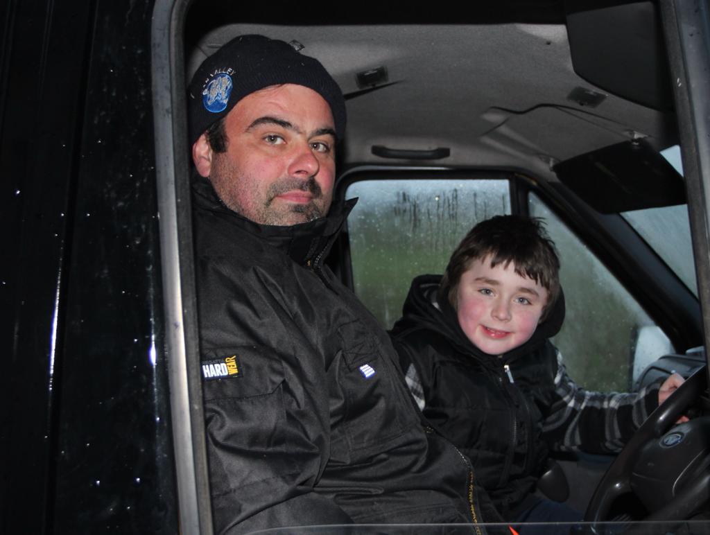 Archie with his friend Mark Corcoran