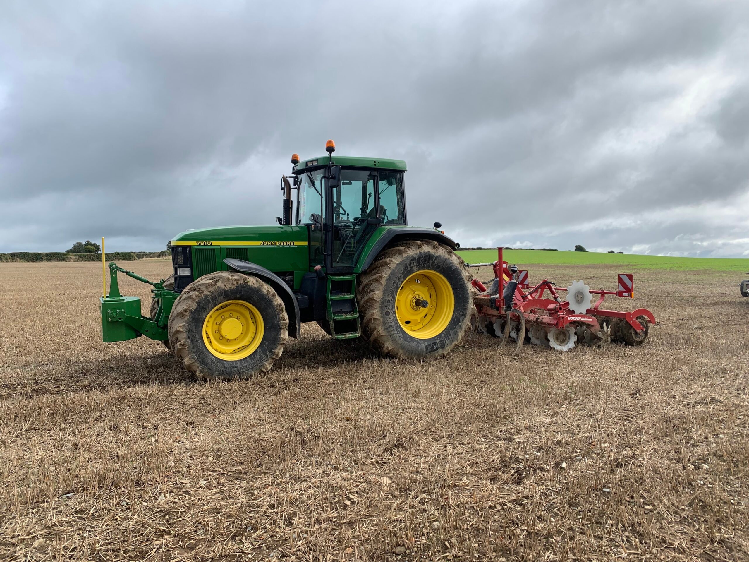 The farm also has a range of its own machinery