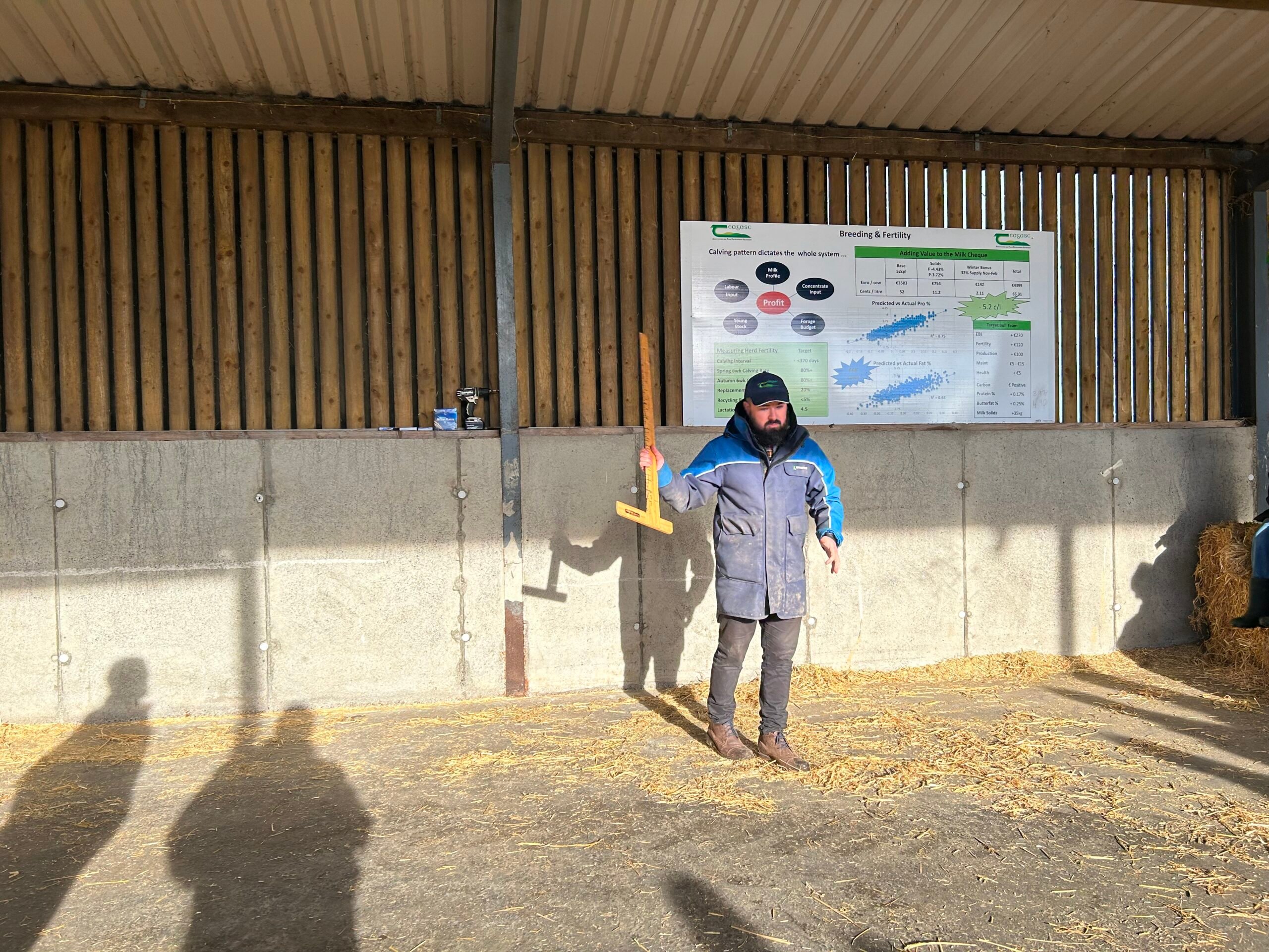 James Dunne winter milk specialist with Teagasc