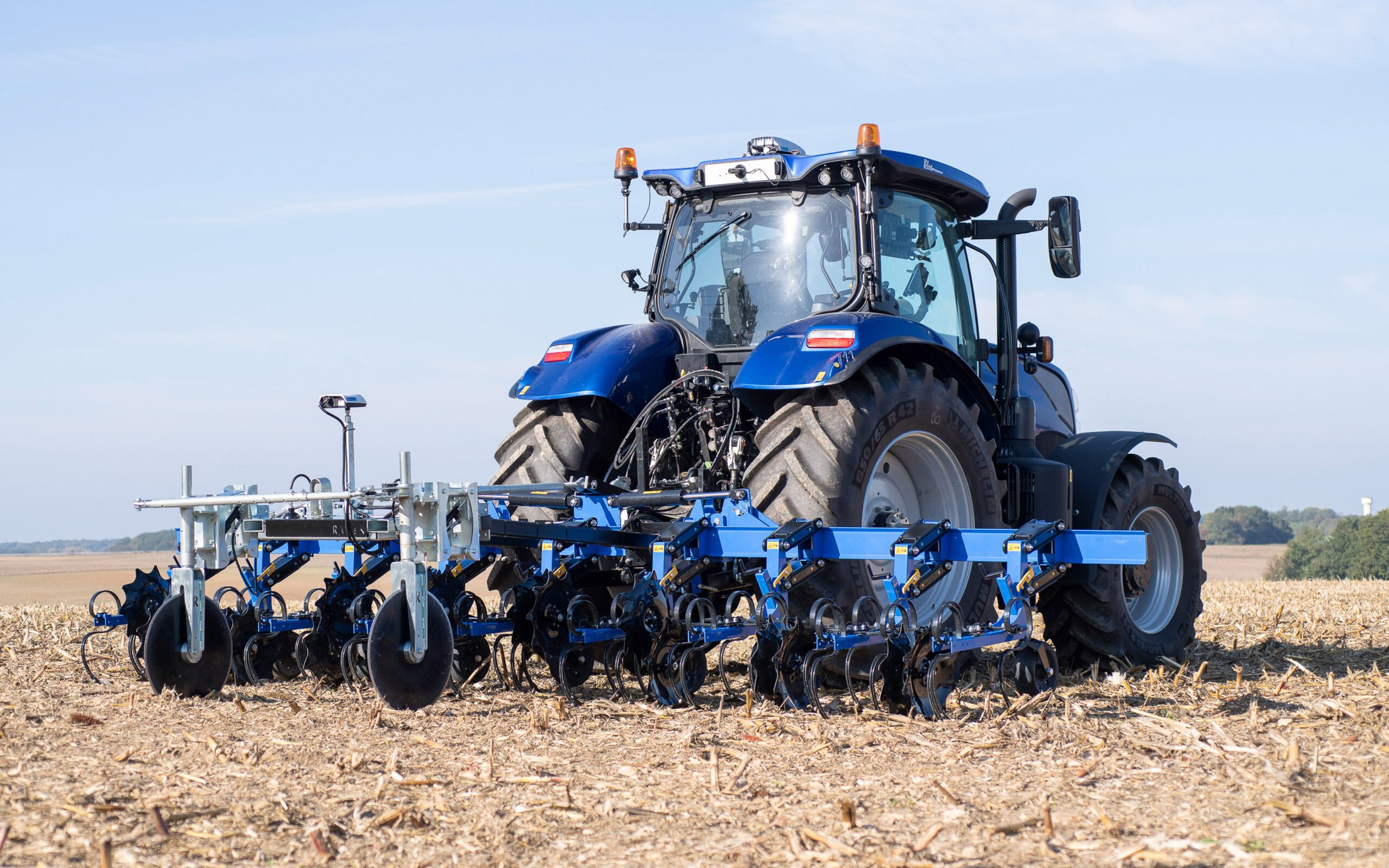 A selection of field operations may now be performed without a driver according to New Holland
