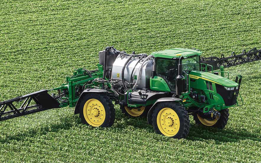 See and Spray can be used right up until closure of the crop canopy