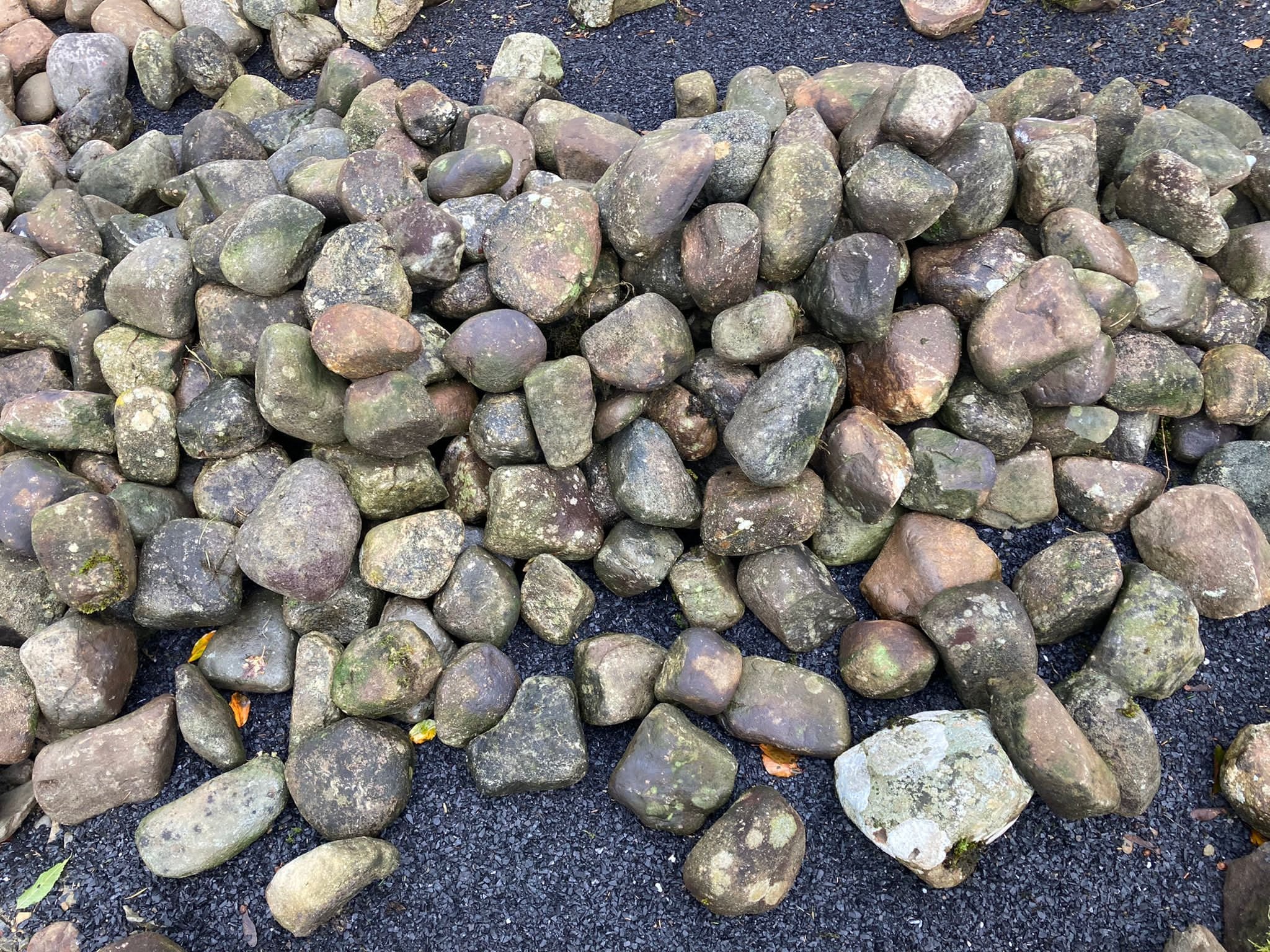 The type of stone used in the restoration process