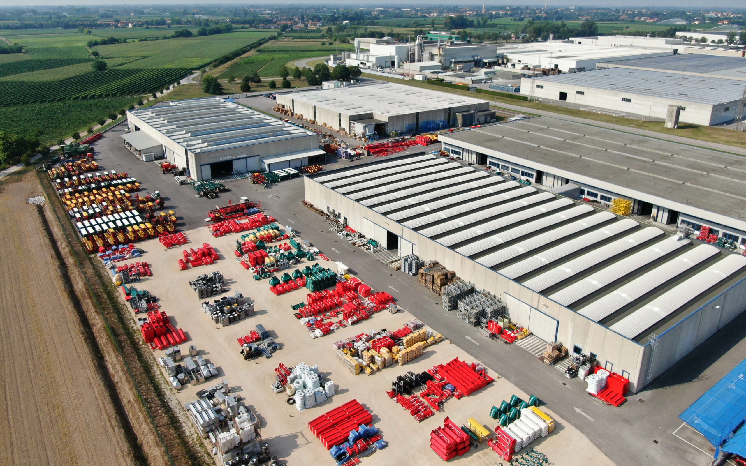 The MaterMacc factory and stores covers an area of 14,500 square metres in northern Italy