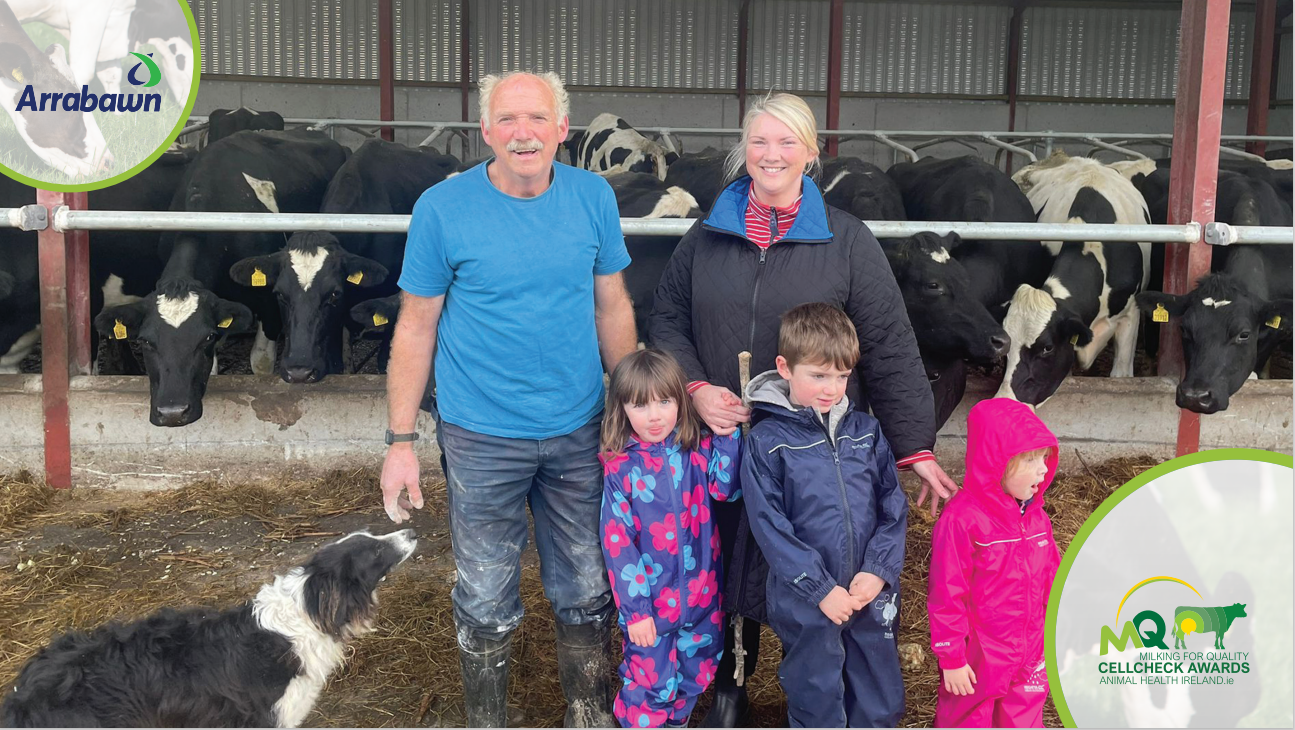 Arrabawn winner Rory with his daughter Michelle and grandchildren Michael, Emme, and Louise. Image source: AHI