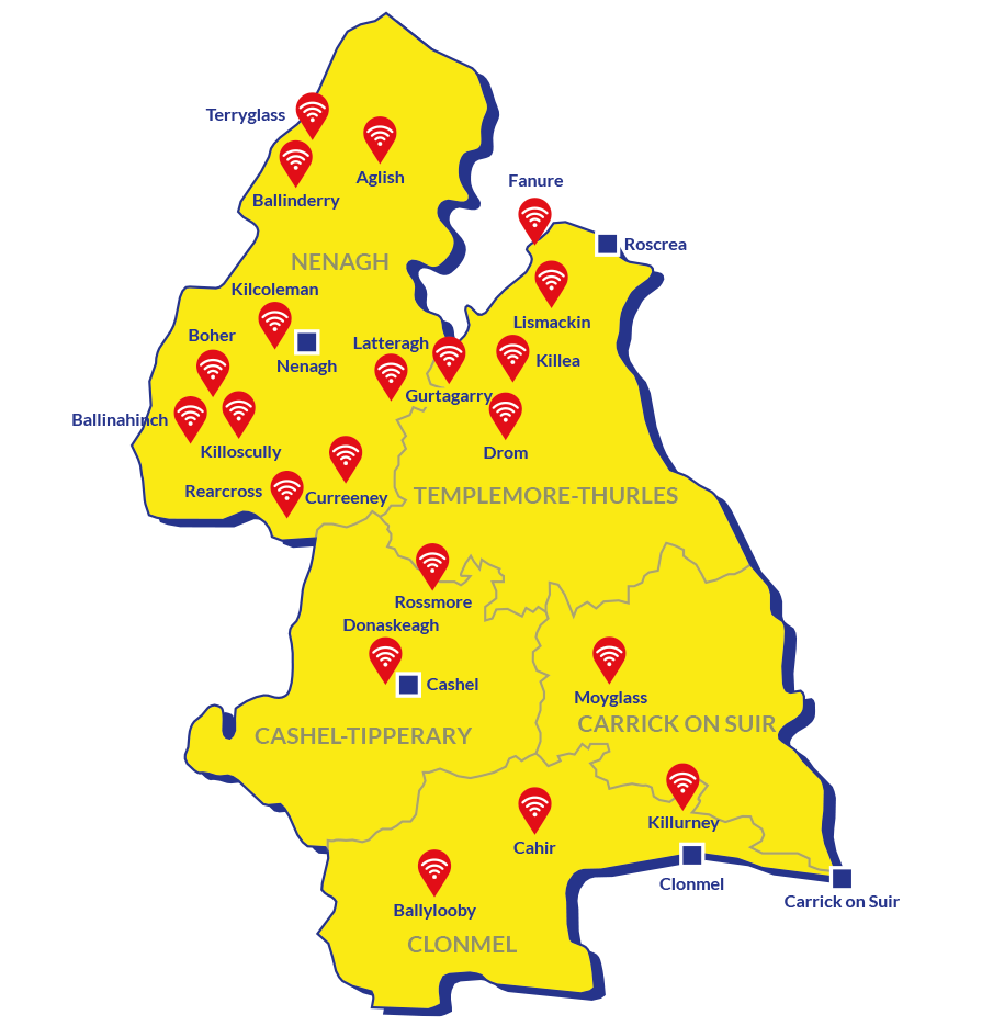 Tipperary BCP locations