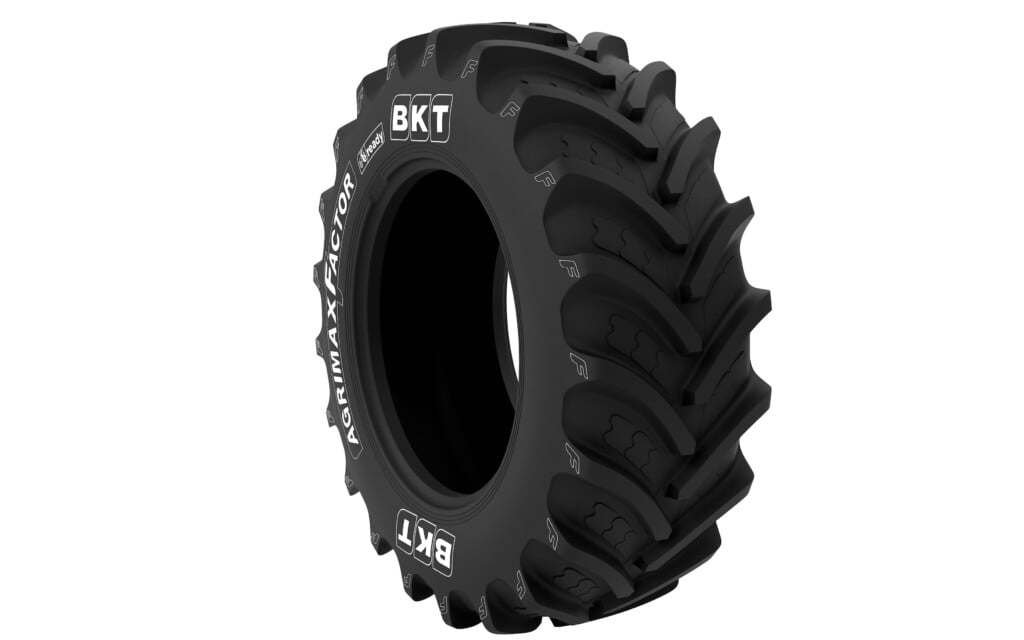 BKT would also wish us to appreciate the aesthetics of the new tyre with a new logo printed on the tyre lugs