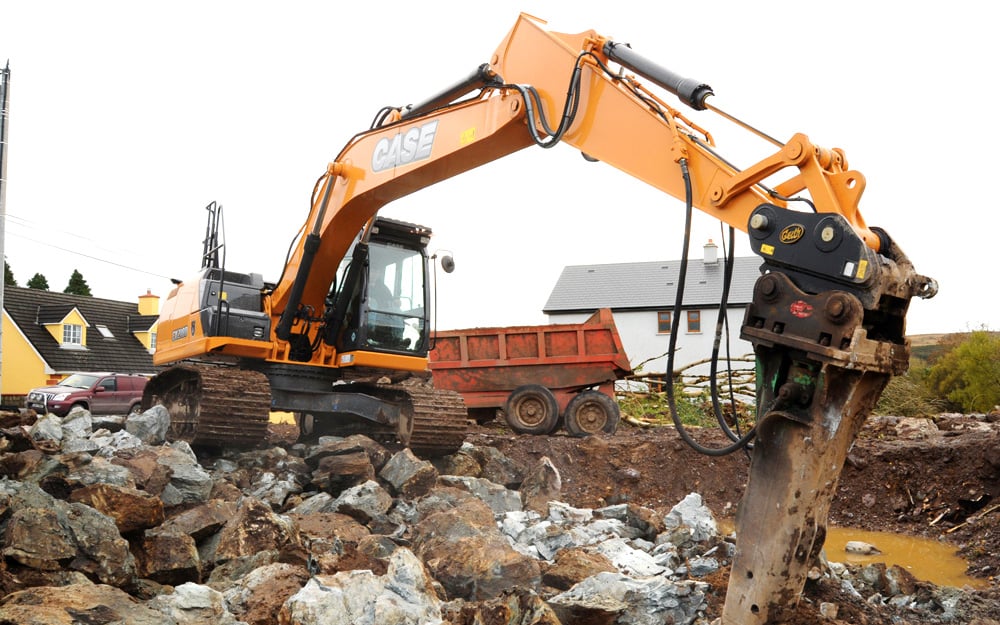 Case construction machinery sales are healthy in Ireland, but have failed to penetrate the market in China
