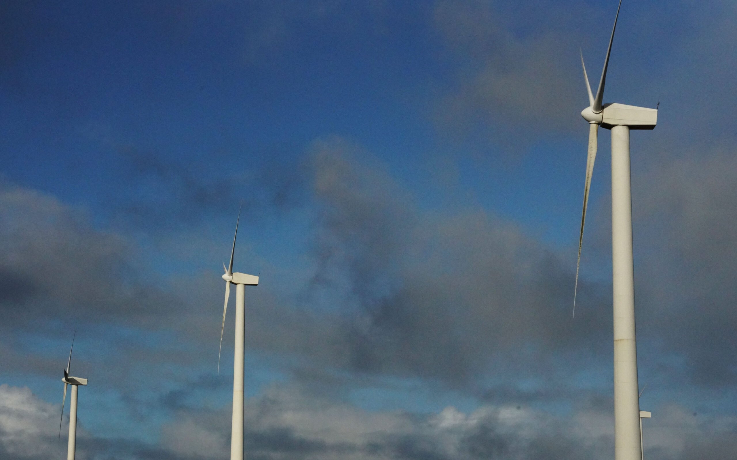 Energy gathered from wind turbines can be used to produce synthetic diesel