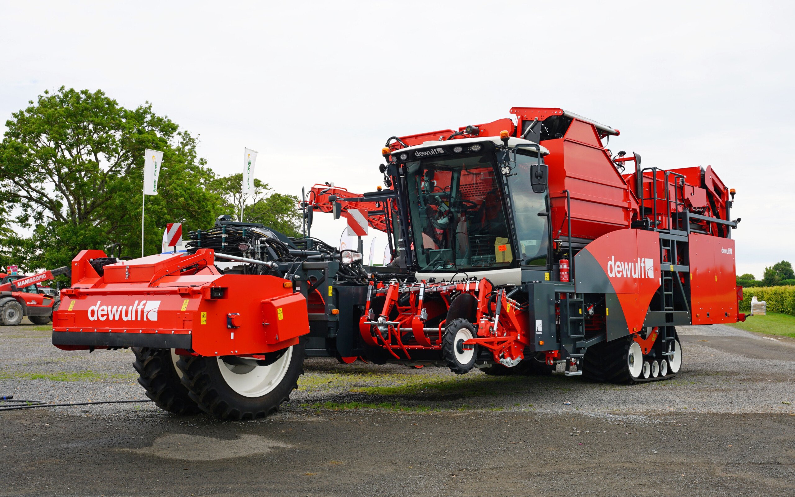 The 32t Dewulf four-row potato harvester stole the show at last summer's FTMTA event