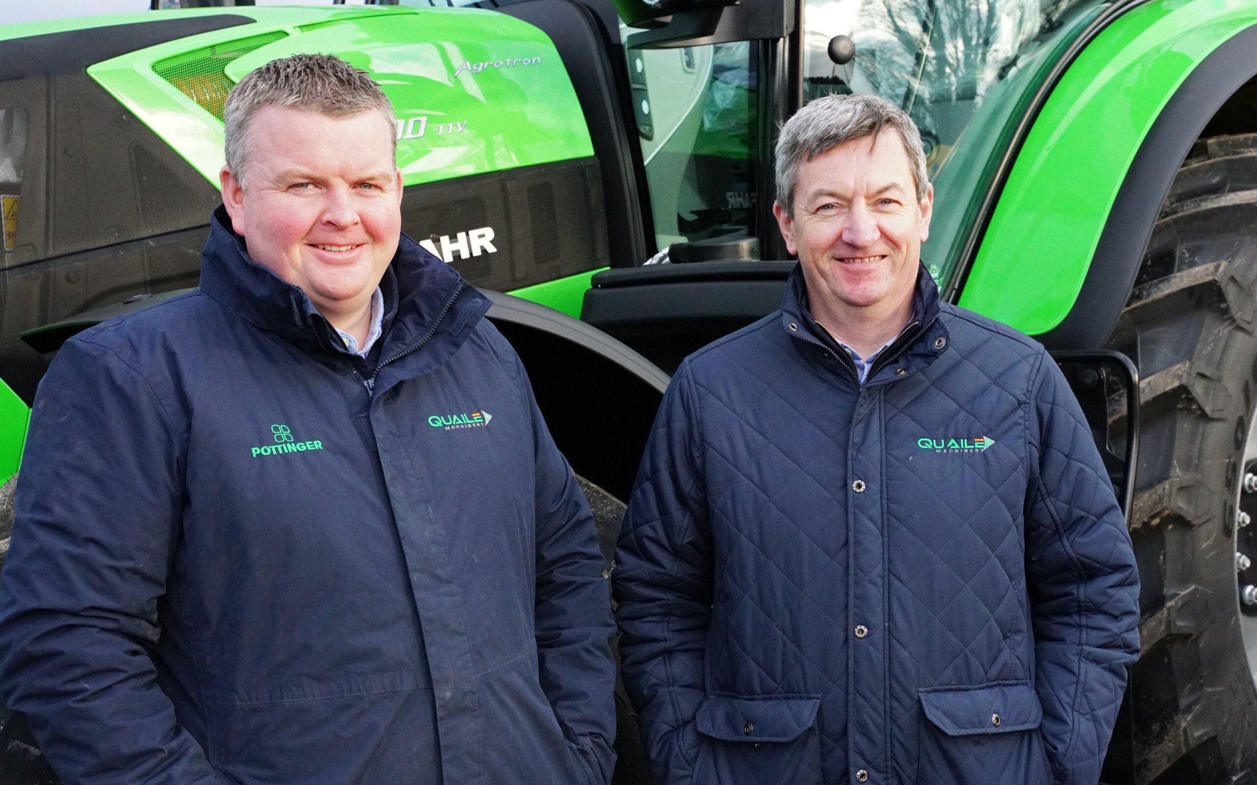 Ian Rooney and Kenny Quaile of Quaile Machinery