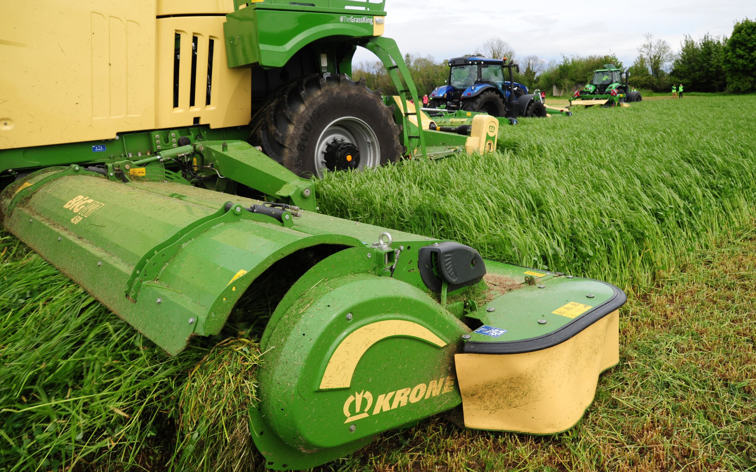 Krone's big M is an impressive machine, but at 15t it is also heavy
