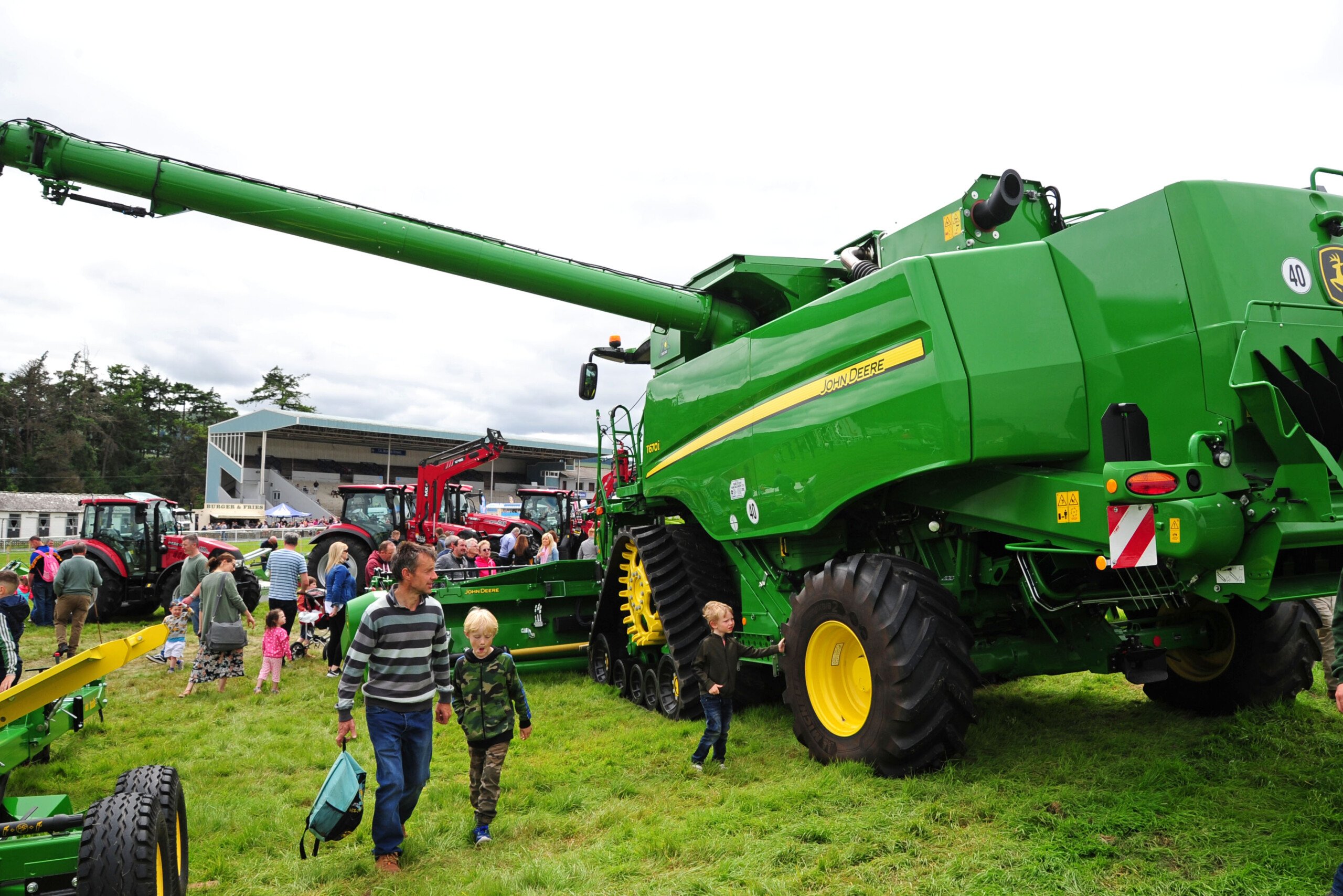 Combine harvesters are effectively sold out for next year according to John Deere