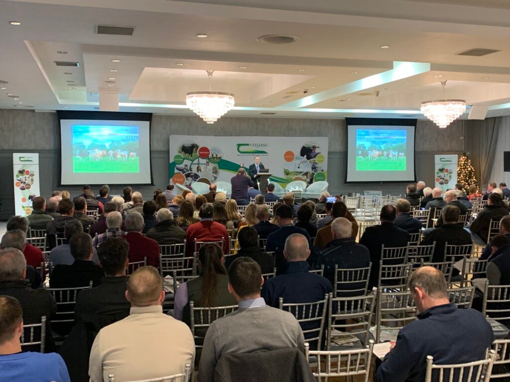 Despite the frosty weather and dangerous road conditions, a good crowd attended the Teagasc National Beef Conference