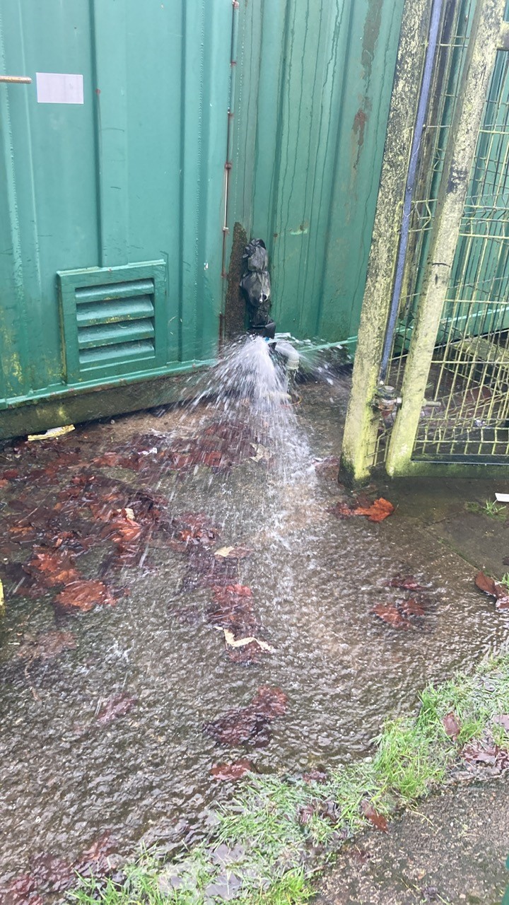 A leak in Claudy, Derry