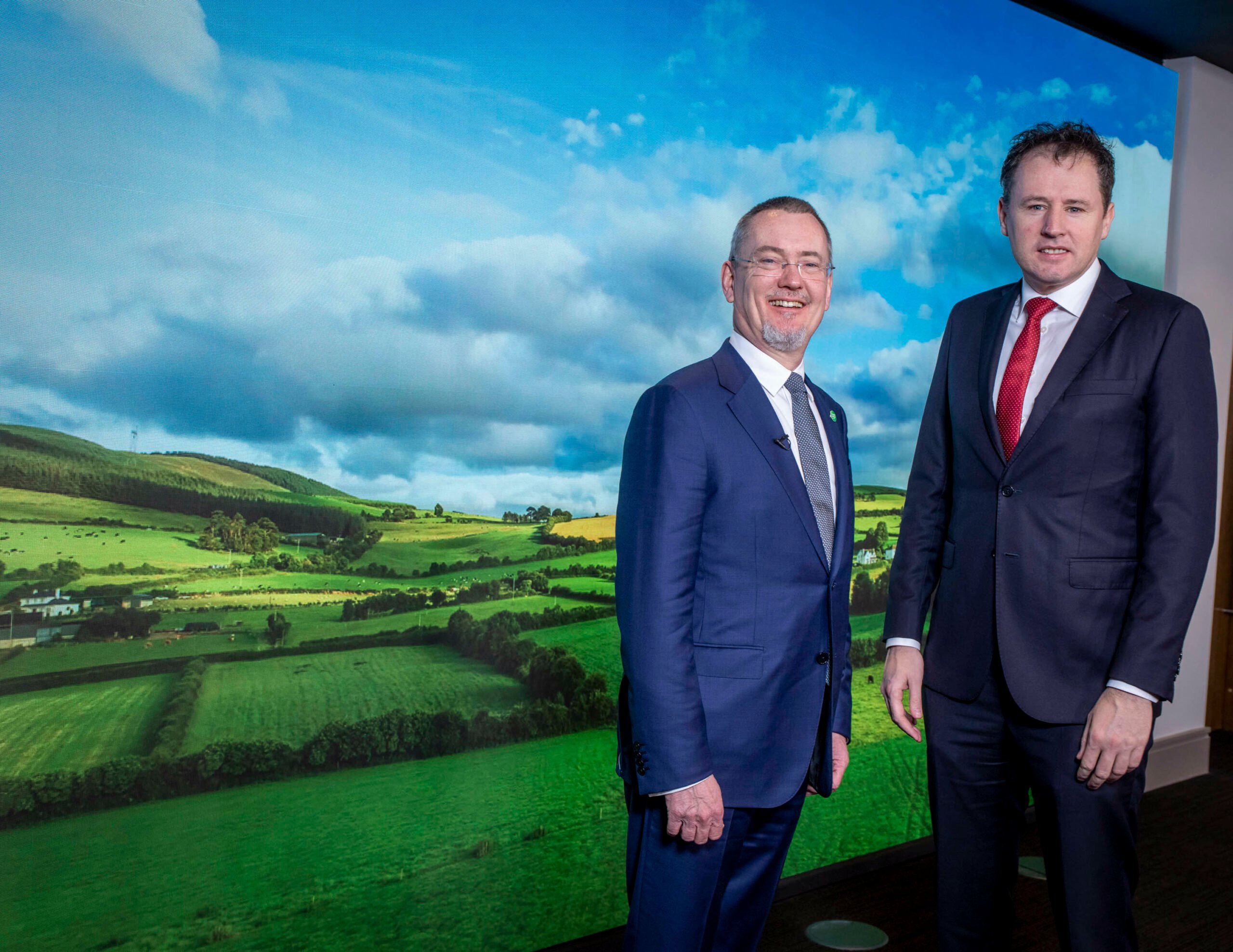 Minister for Agriculture, Food and the Marine, Charlie McConalogue TD and Bord Bia CEO, Jim O’Toole pictured at the launch of Bord Bia’s Export Performance and Prospects Report 2022/2023. Image: Fennell Photography
