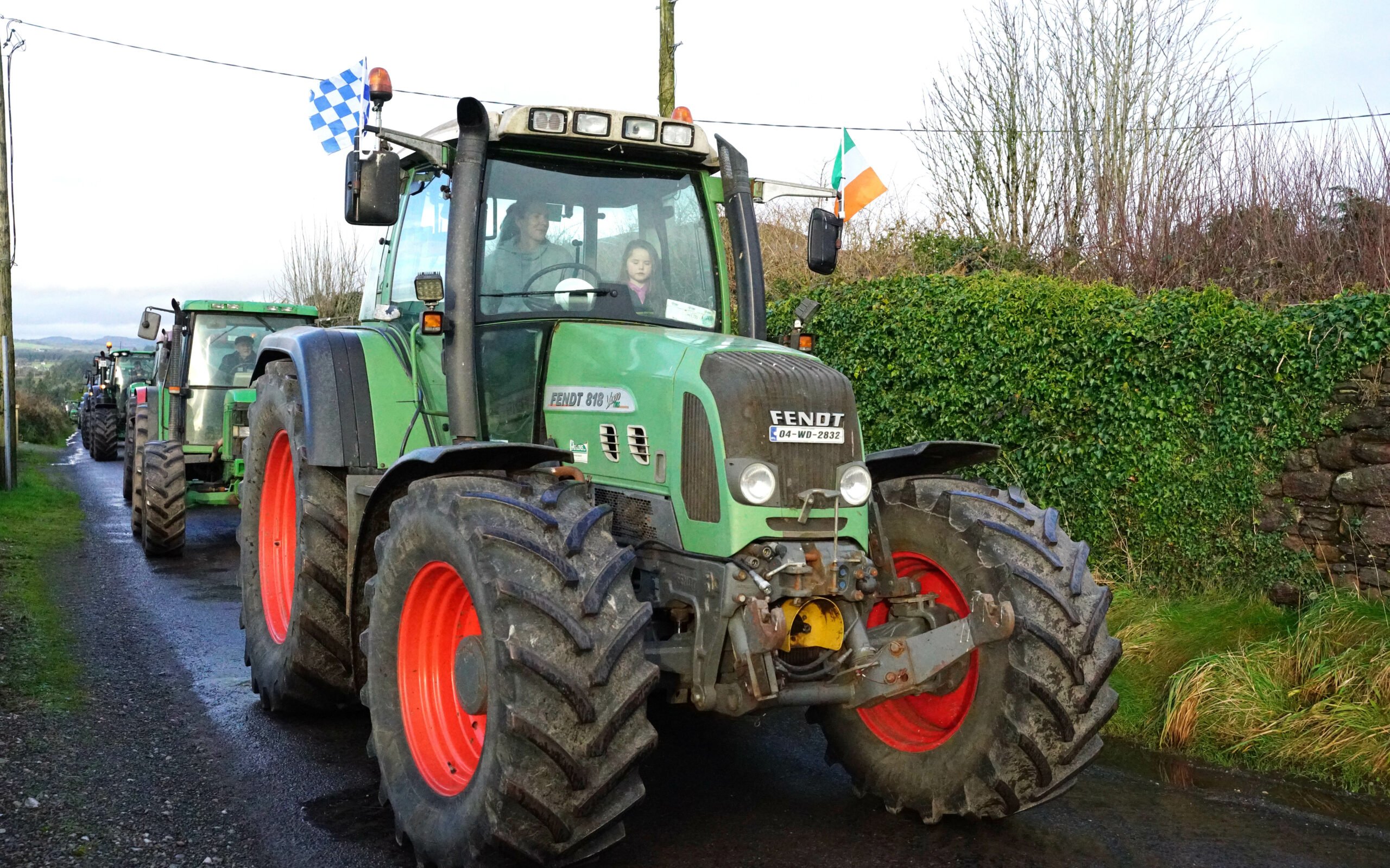 The lonely Fendt. This tractor will be 20 next year but Fendt prides itself of the longevity of its machines and the 818 Vario with 186hp on tap, appeared in good shape for its age