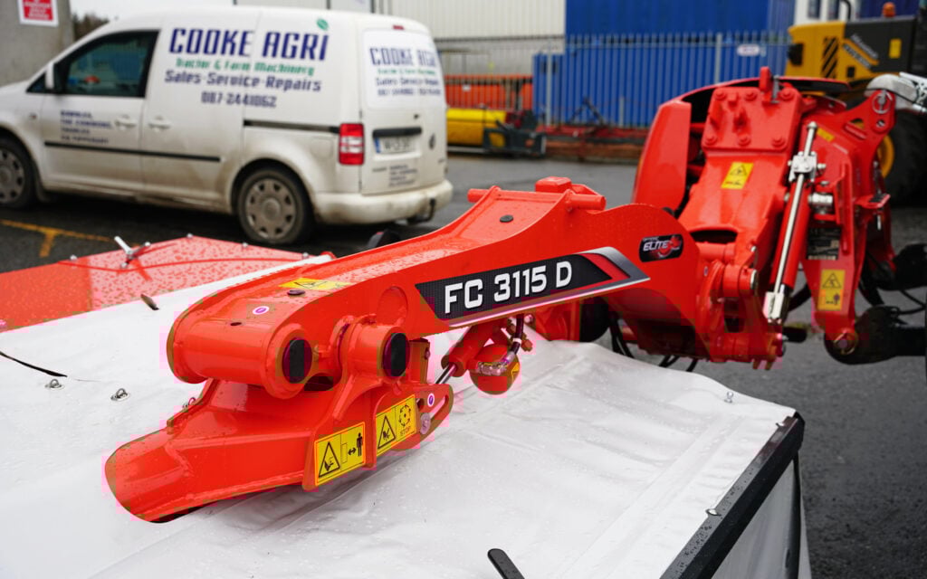 Kuhn mowers appear to have the robustness necessary for an Irish first cut