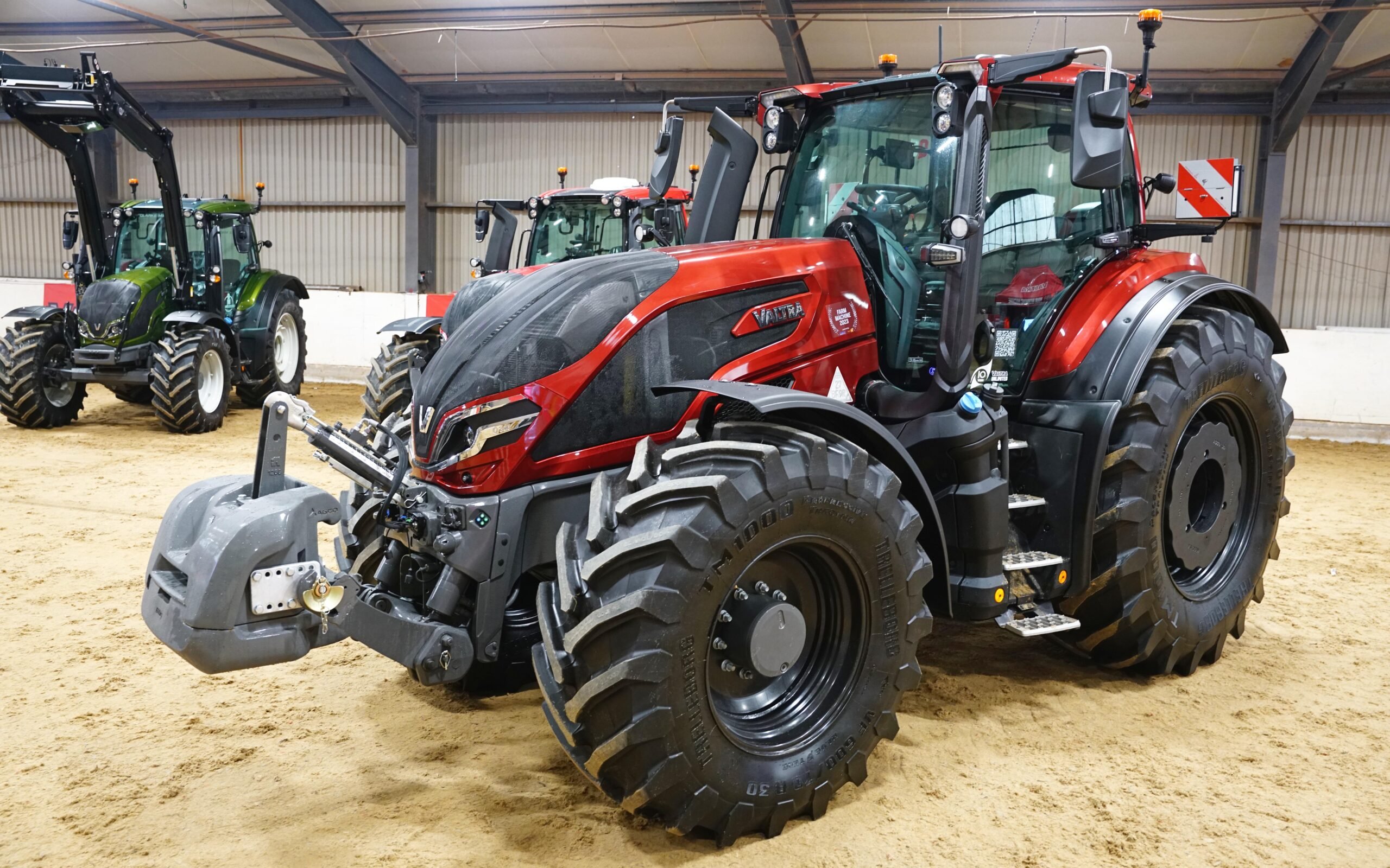 The Q Series continues with Valtra's sleek styling and choice of colour