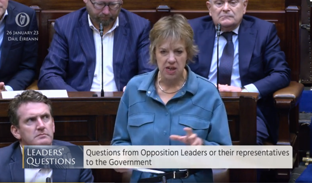 Labour Party leader Ivana Bacik. Image: Oireachtas