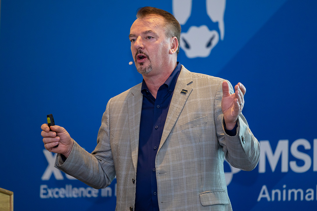 Dr. Frank Mitloehner urged the industry to re-think methane as an energy source. Image: Paul Moore
