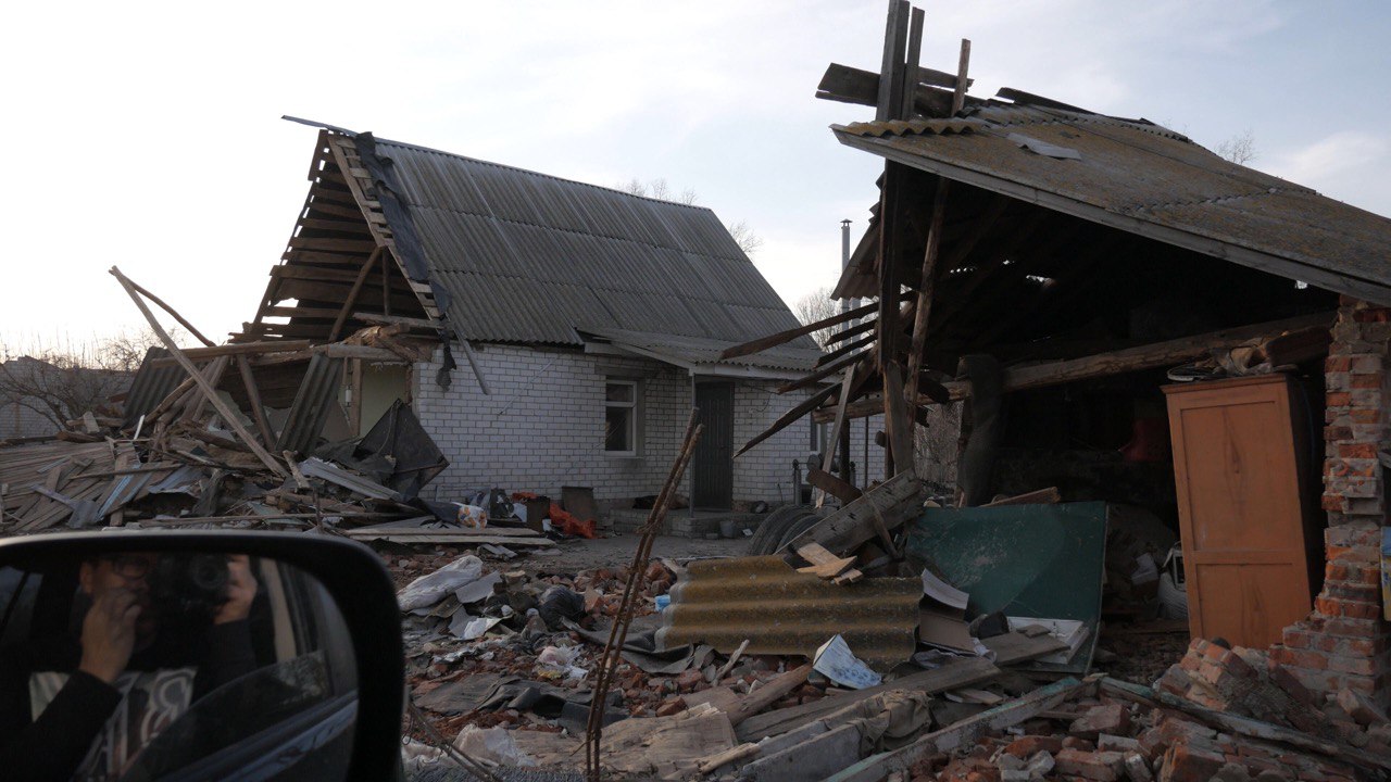 A destroyed farm in Ukraine. Image: United States Agency for International Development (USAID)