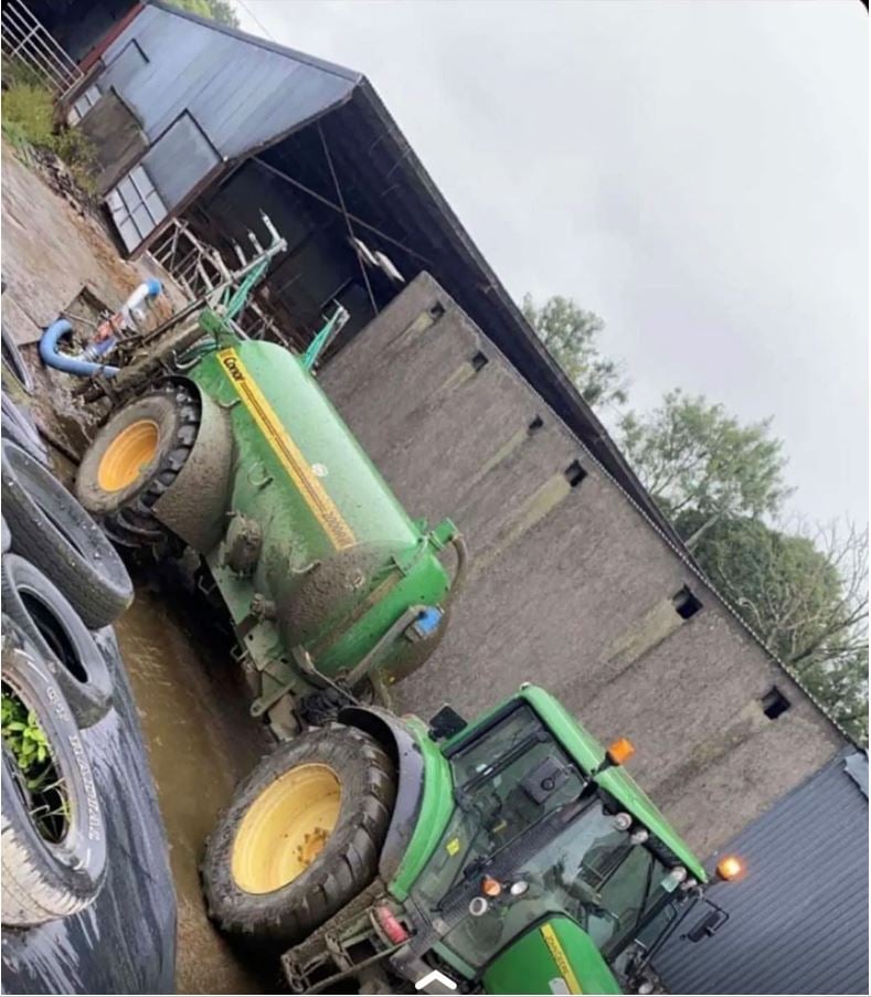 The stolen tractor and tanker