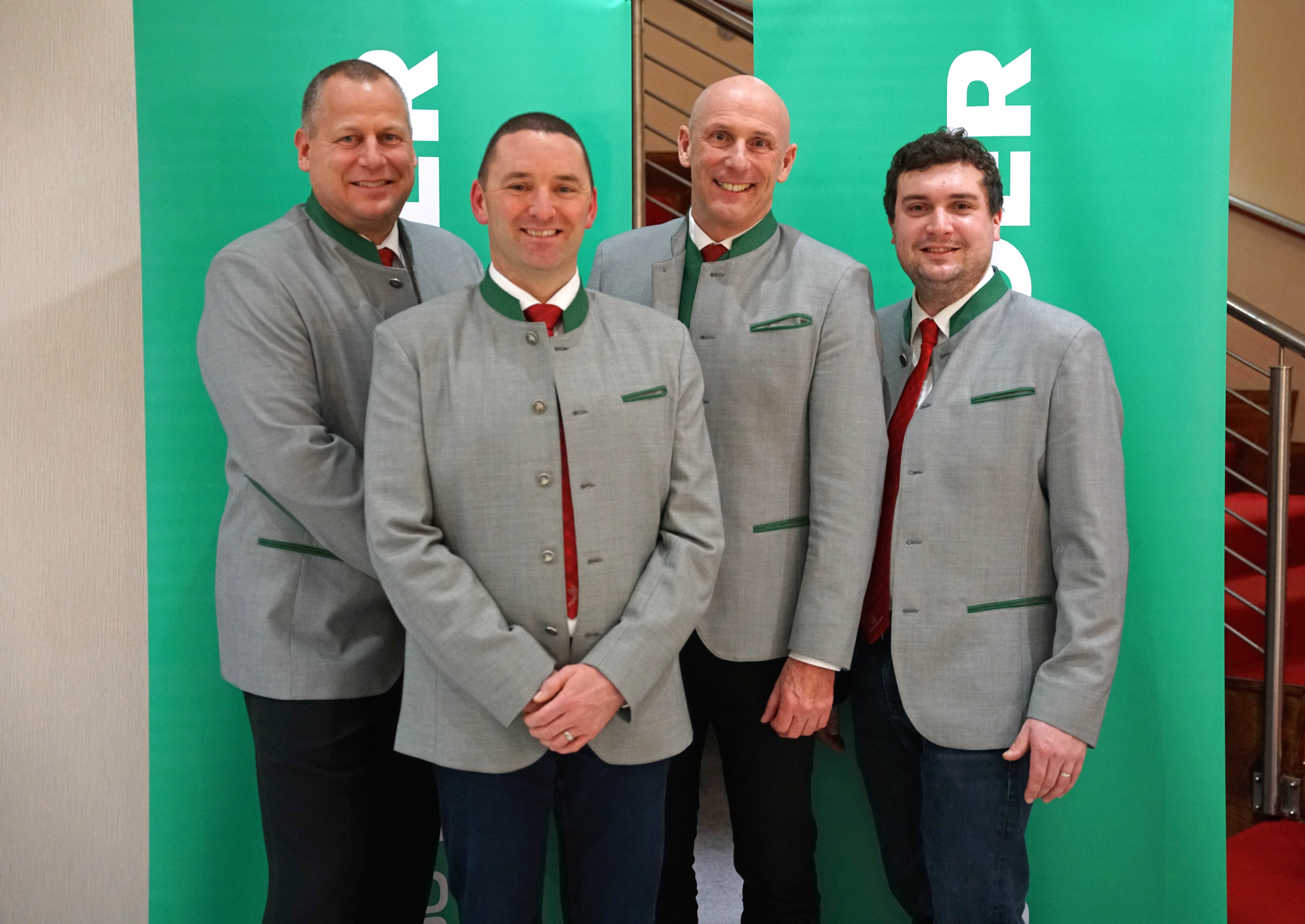 L-r: Sven Neils; Diamuid Claridge; Gregor Dietachmayr; Christoph Stueblreiter
