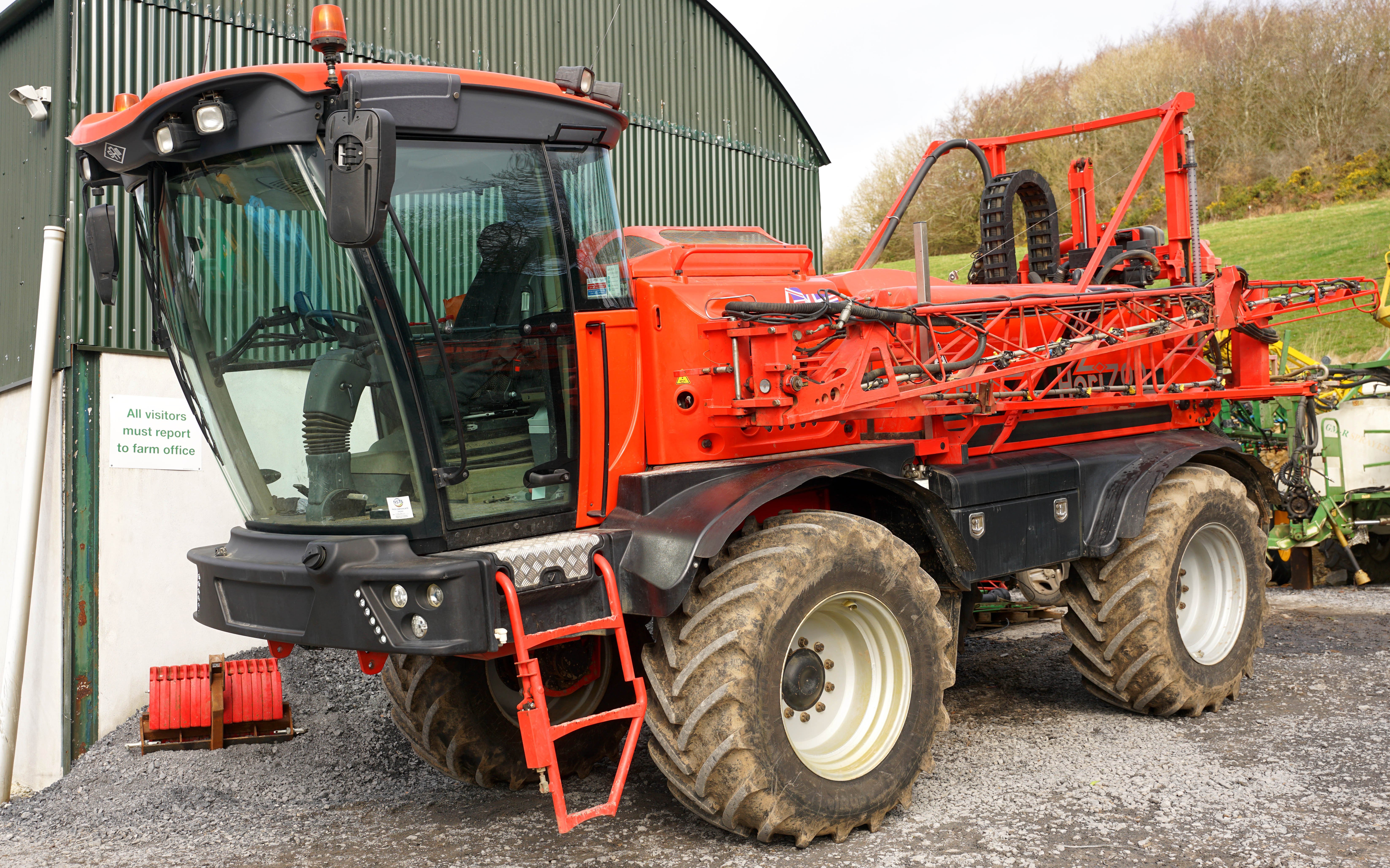 Noel's own sprayer covers around 3,000ac a year