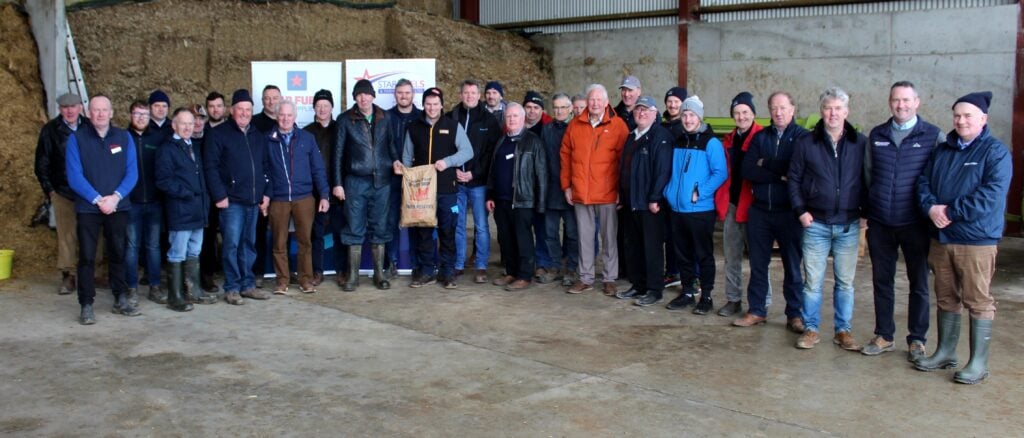 cThe group of farmers, who took part in the recent alkalage farm workshop in Adare, Co. Limerick